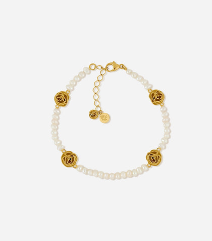 BRUNA The Label Bracelet 18k Gold Vermeil / Perlen Basque Bracelet