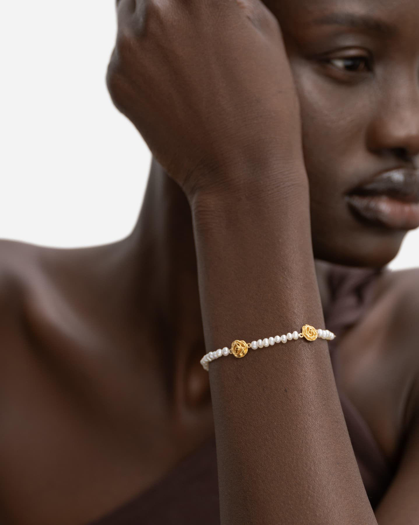 BRUNA The Label Bracelet 18k Gold Vermeil / Perlen Basque Bracelet