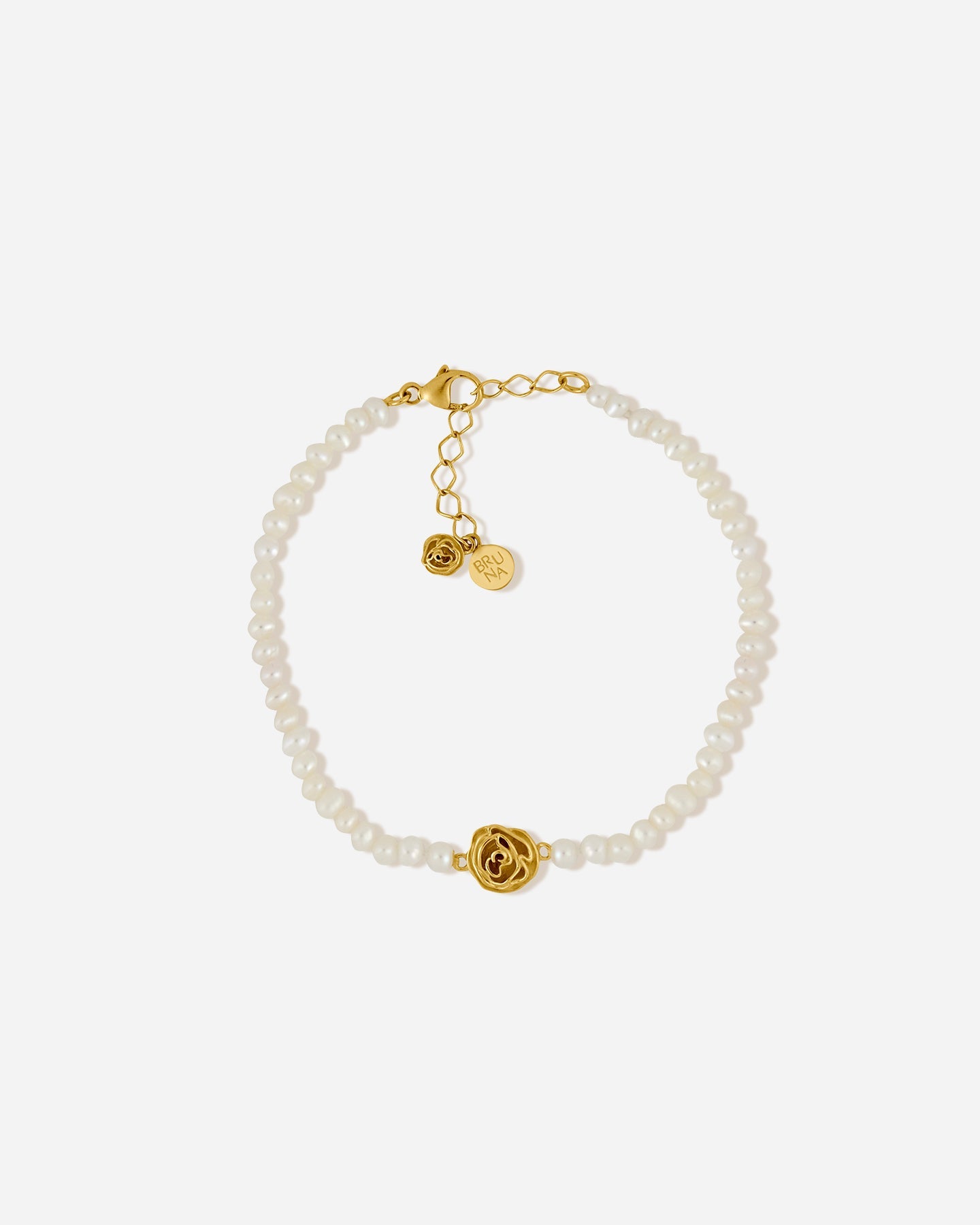 BRUNA The Label Bracelet 18k Gold Vermeil / Perlen Biarritz Bracelet