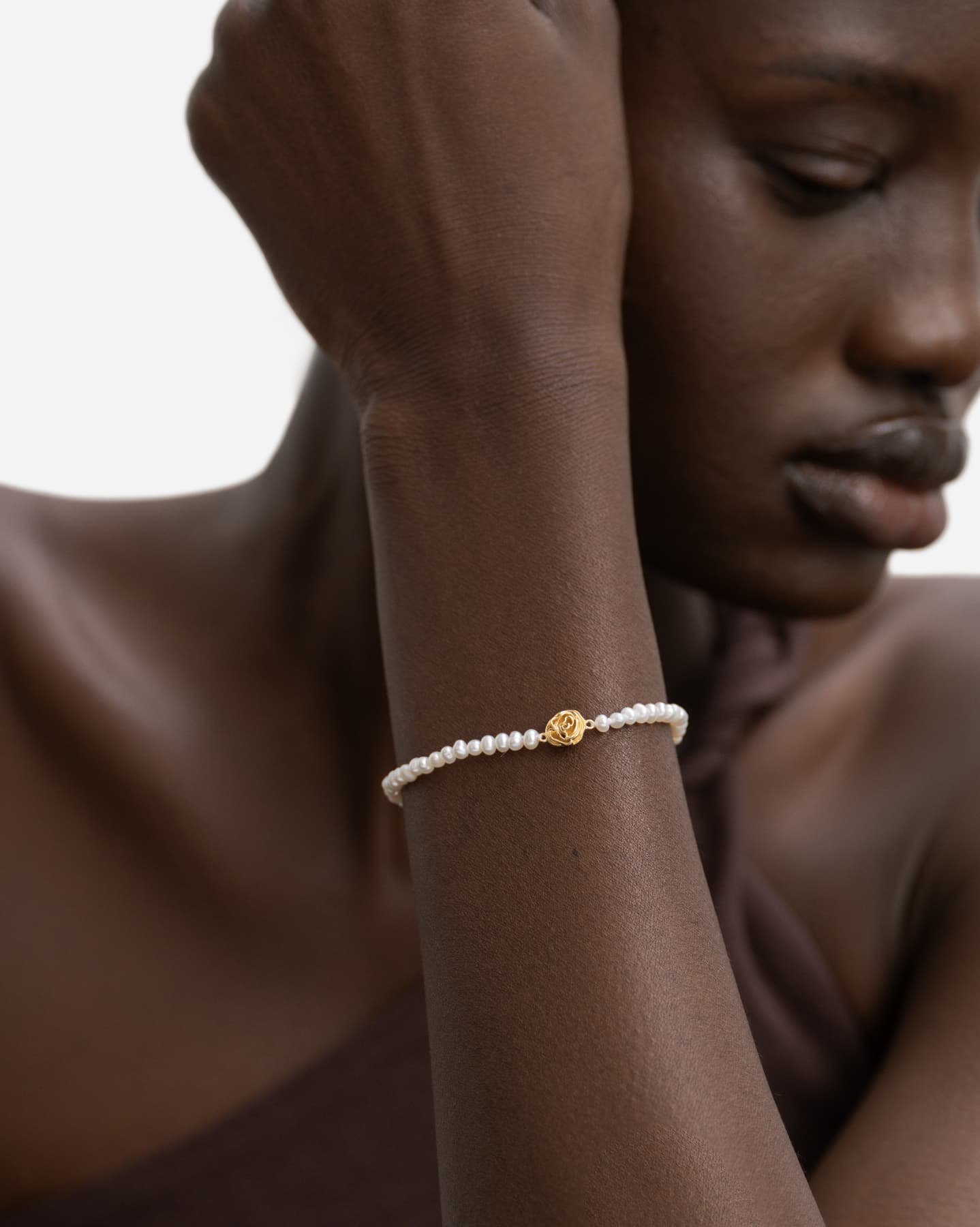 BRUNA The Label Bracelet 18k Gold Vermeil / Perlen Biarritz Bracelet