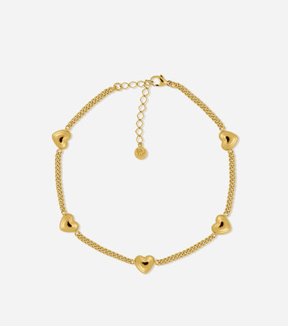 BRUNA The Label Anklet 18k Gold Vermeil Bisous Anklet