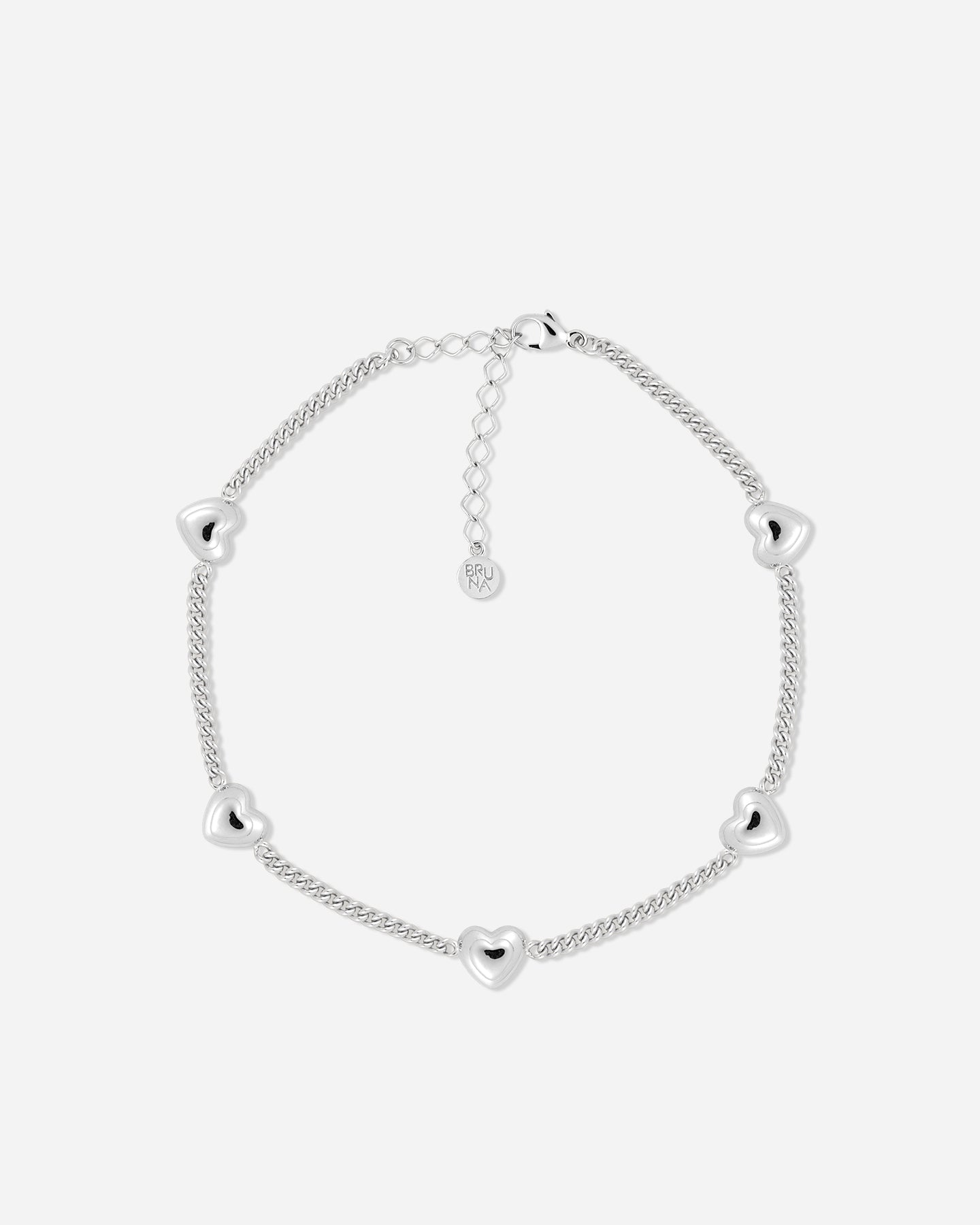 BRUNA The Label Anklet 925 Sterling Silber Bisous Anklet