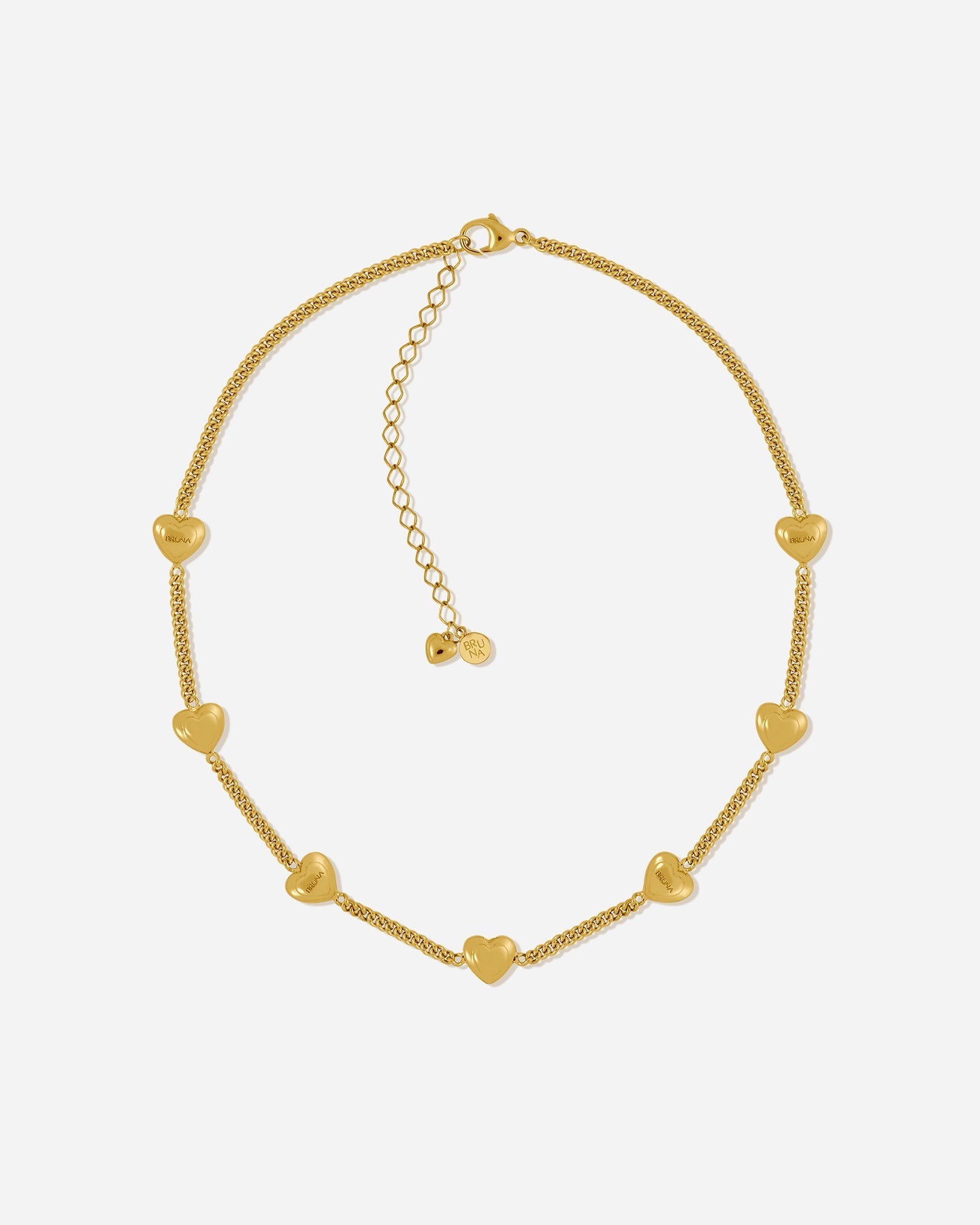 BRUNA The Label Necklace 18k Gold Vermeil Bisous Choker