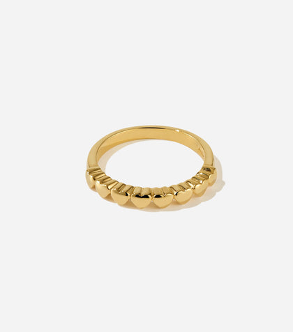 BRUNA The Label Ring 18k Gold Vermeil / 52 Bisous Mini Ring