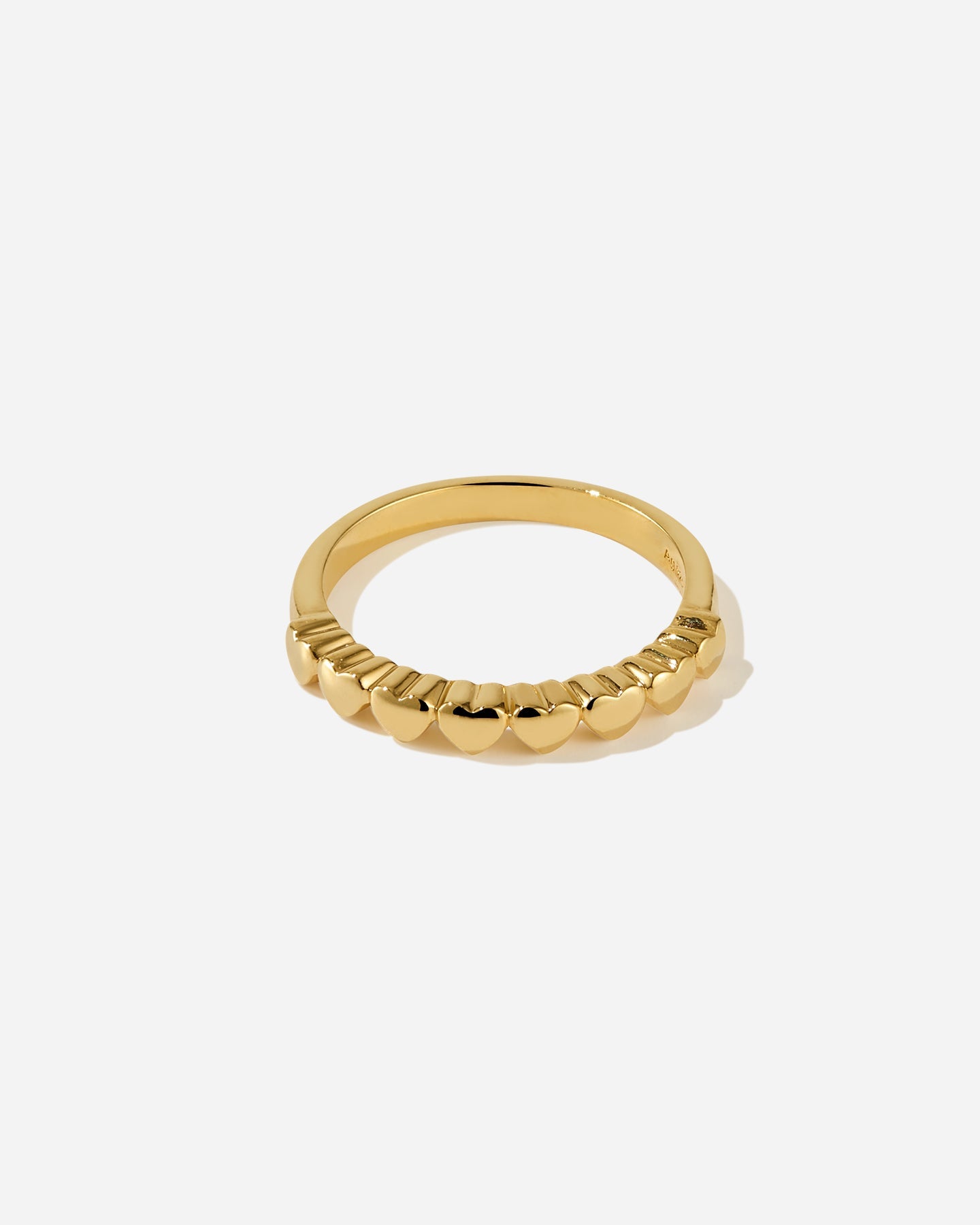 BRUNA The Label Ring 18k Gold Vermeil / 52 Bisous Mini Ring