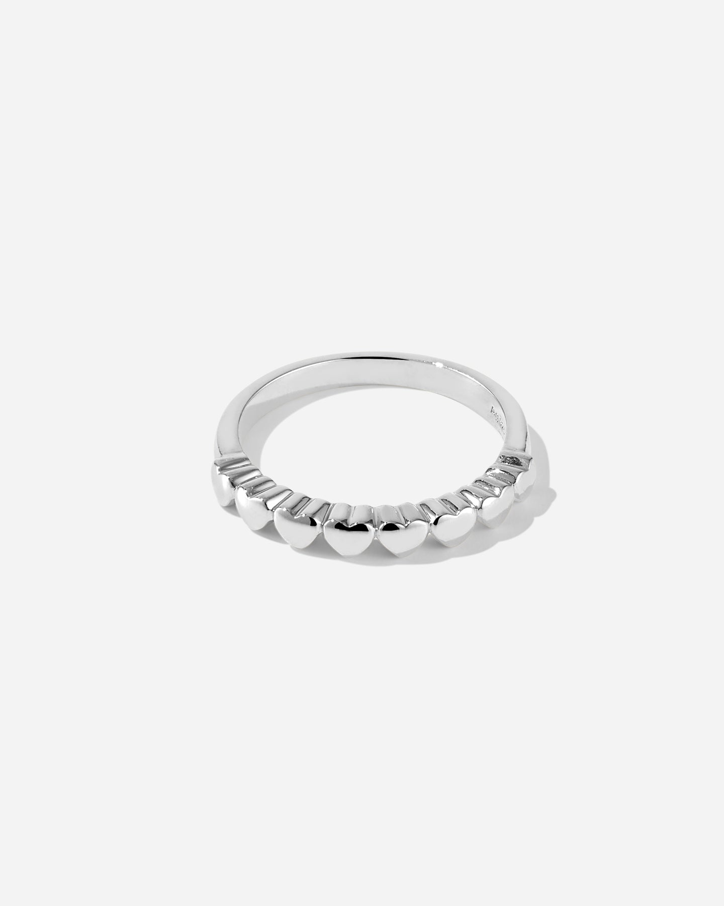 BRUNA The Label Ring 925 Sterling Silber / 52 Bisous Mini Ring