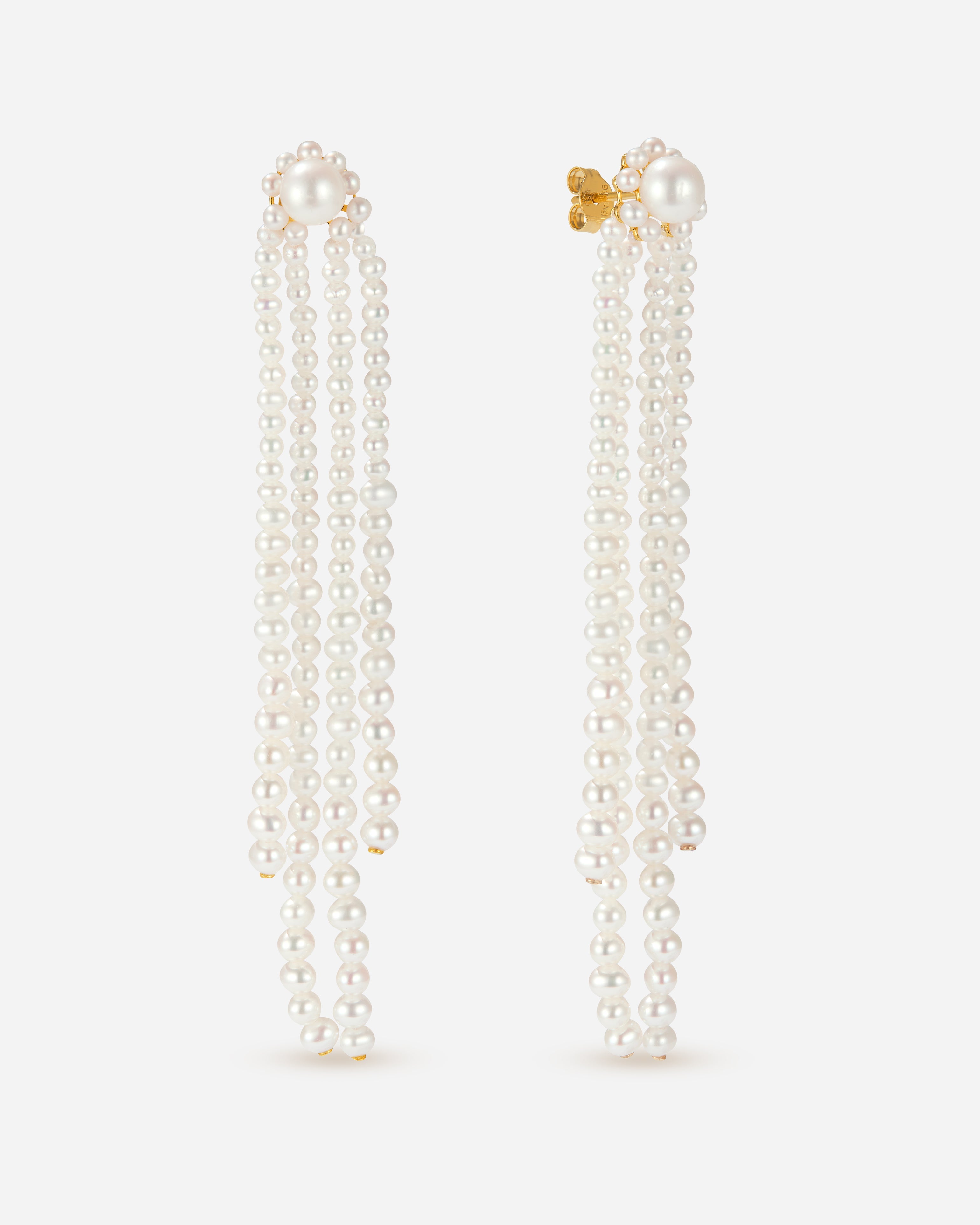 BRUNA The Label Earrings 18k Gold Vermeil / Perlen Bonnieux Earrings