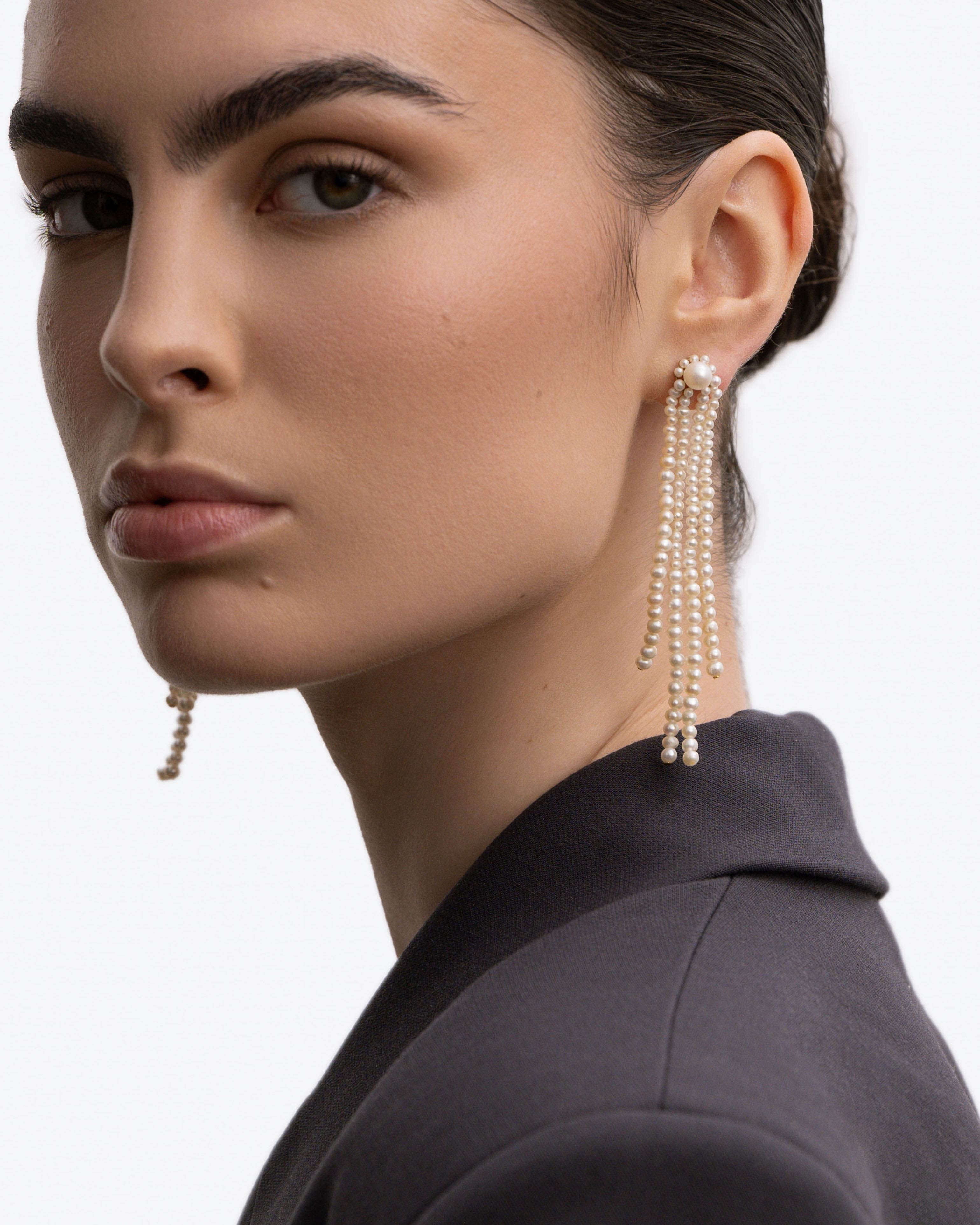 BRUNA The Label Earrings 18k Gold Vermeil / Perlen Bonnieux Earrings