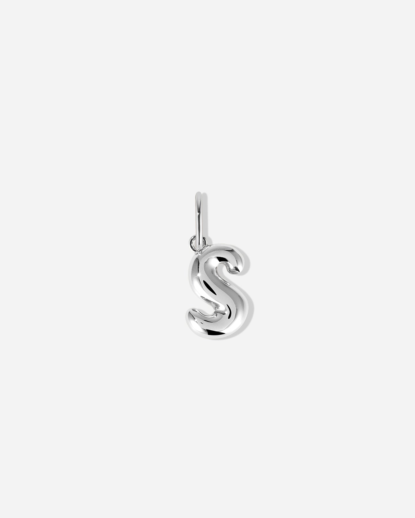 BRUNA The Label Charm S / 925 Sterling Silber Bubble Letter Charm