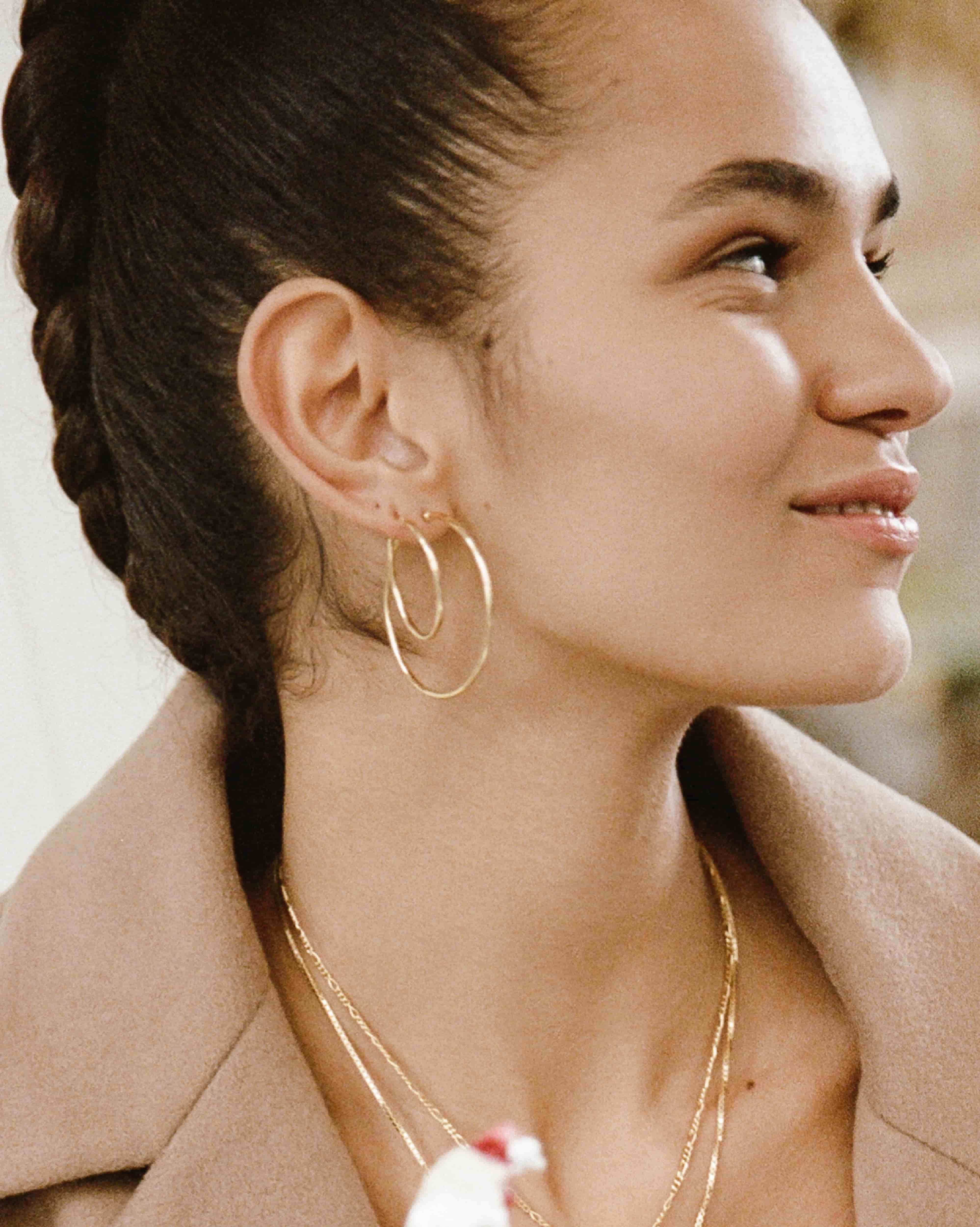 BRUNA The Label Earrings Calais Large Hoops