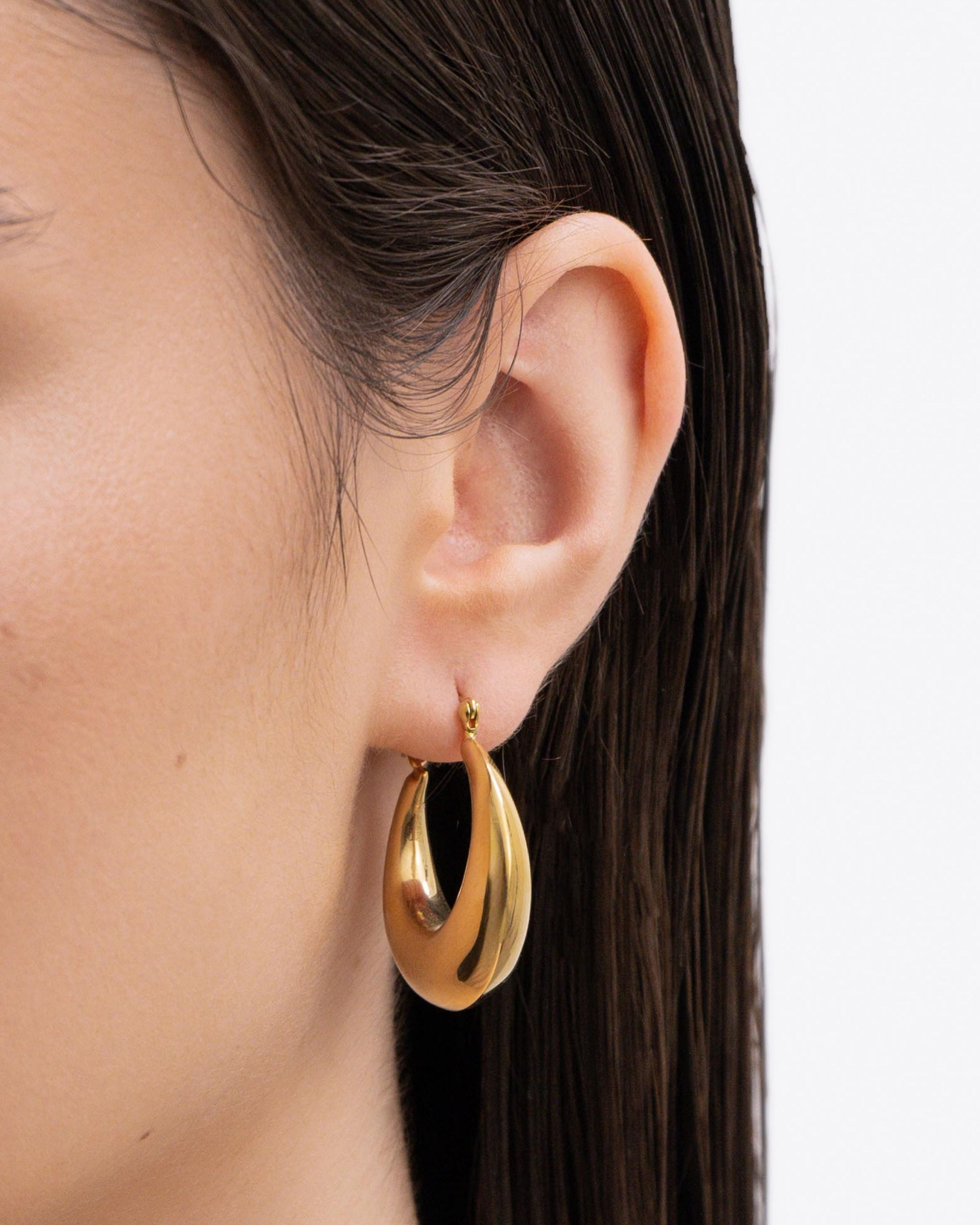 BRUNA The Label Earrings Campania Hoops