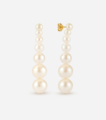 BRUNA The Label Earrings 18k Gold Vermeil / Perlen Cassis Earrings