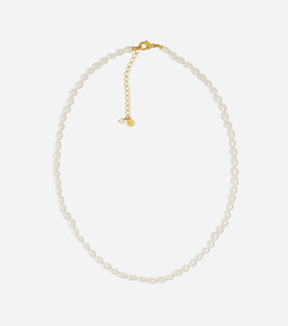 BRUNA The Label Necklace 18k Gold Vermeil / Perlen Catania Necklace