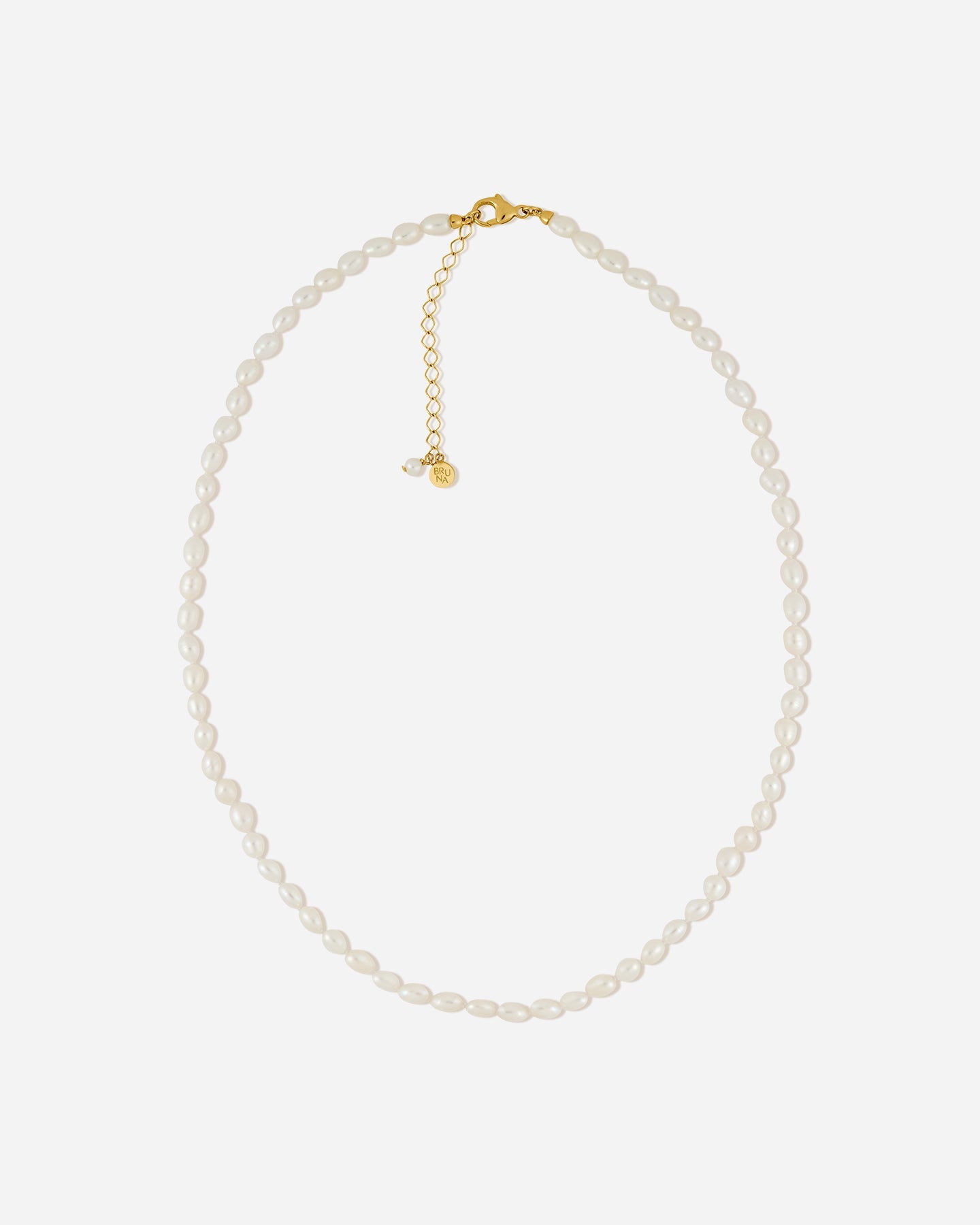 BRUNA The Label Necklace 18k Gold Vermeil / Perlen Catania Necklace