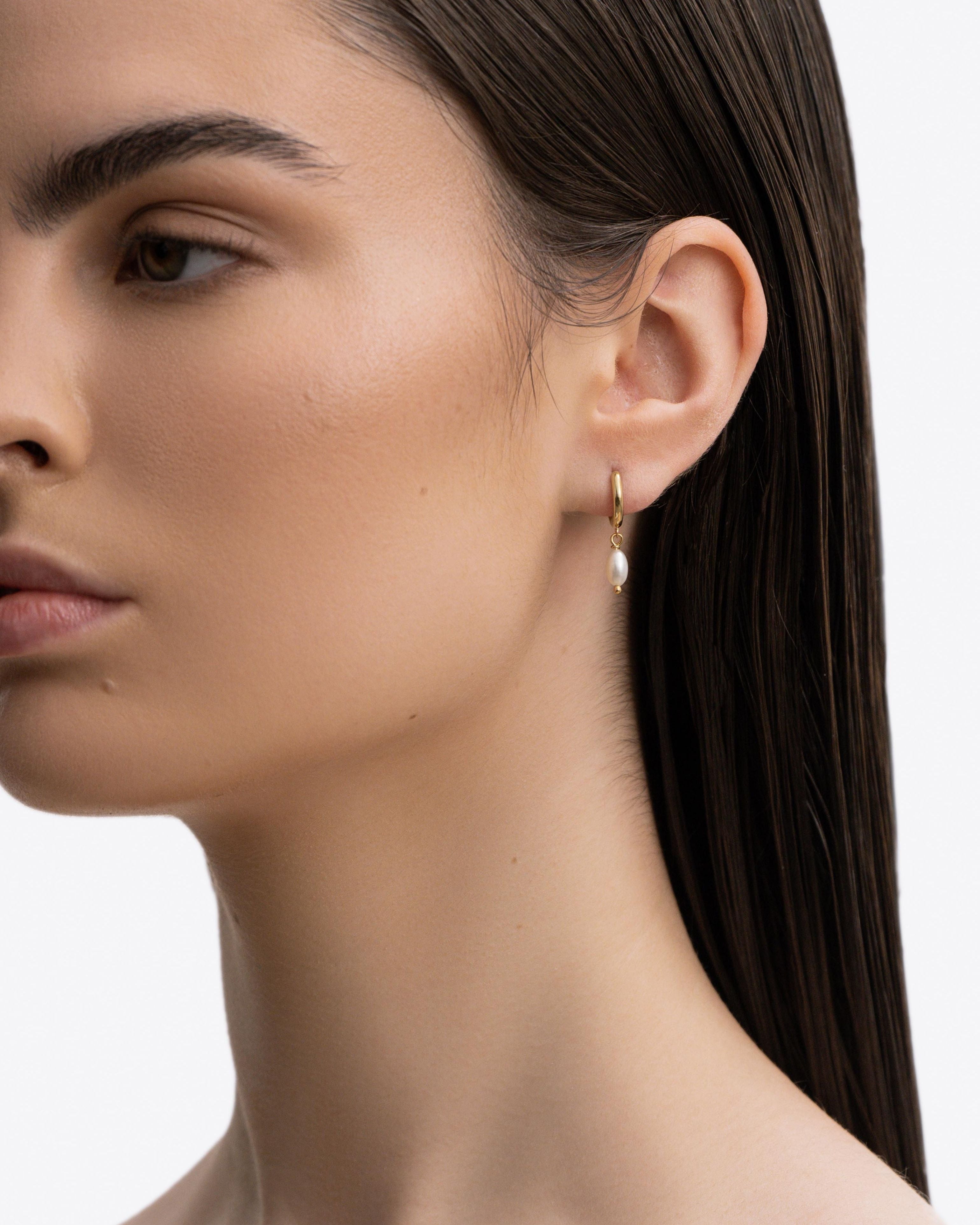 BRUNA The Label Earrings Chamonix Mini Hoops