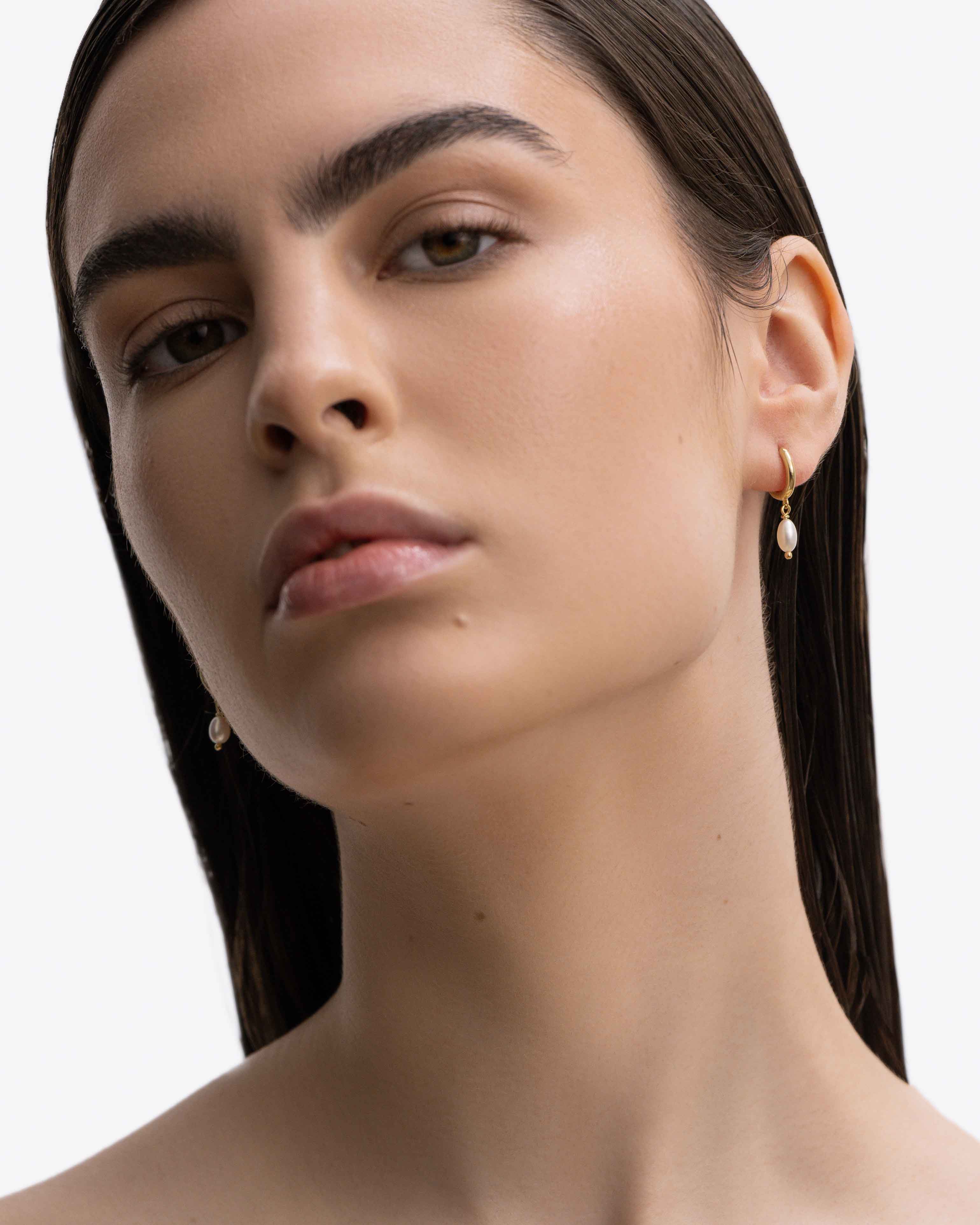 BRUNA The Label Earrings Chamonix Mini Hoops