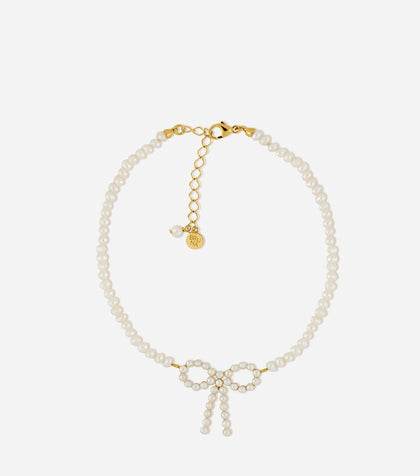 BRUNA The Label Anklet 18k Gold Vermeil / Perlen Chéri Anklet