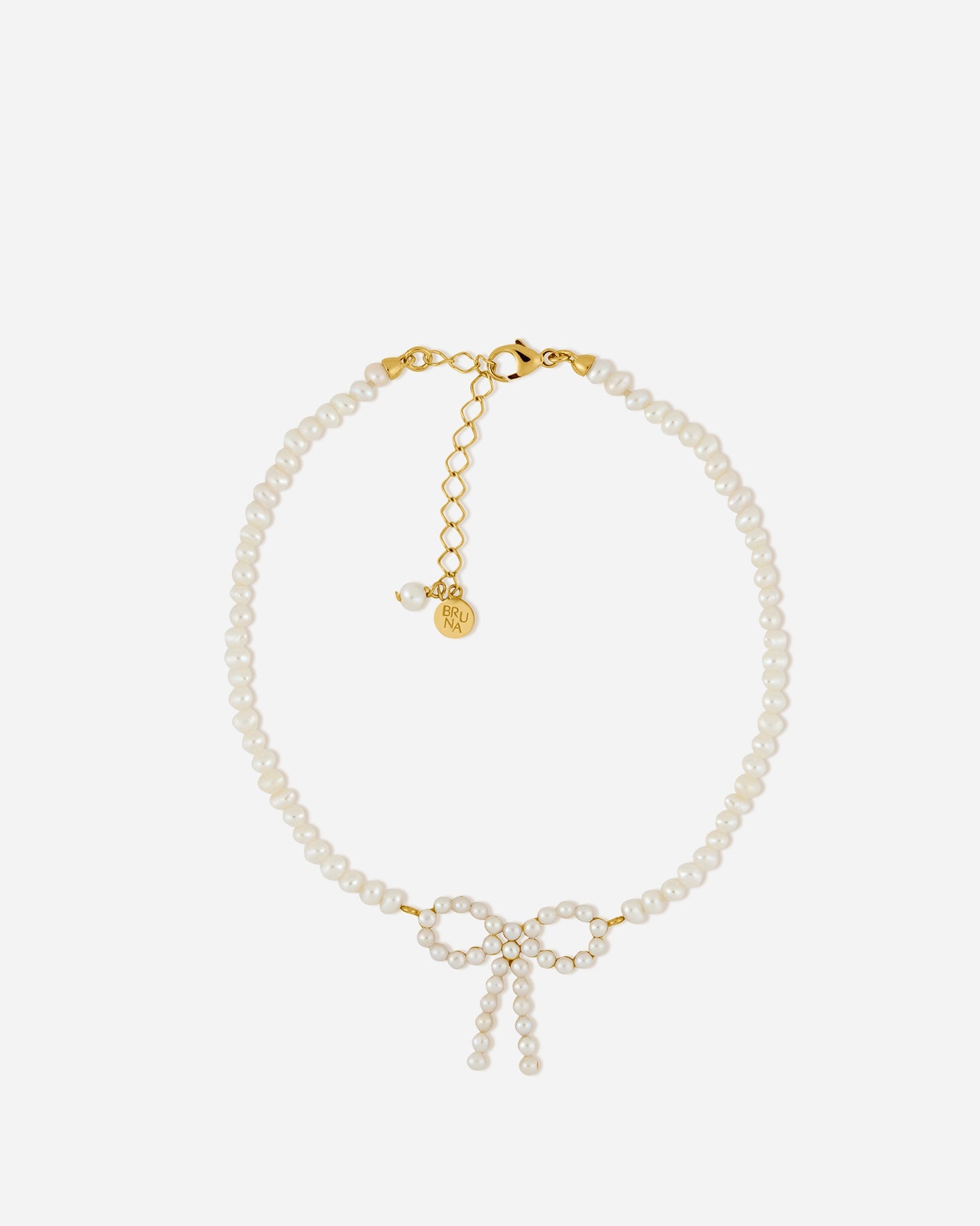 BRUNA The Label Anklet 18k Gold Vermeil / Perlen Chéri Anklet