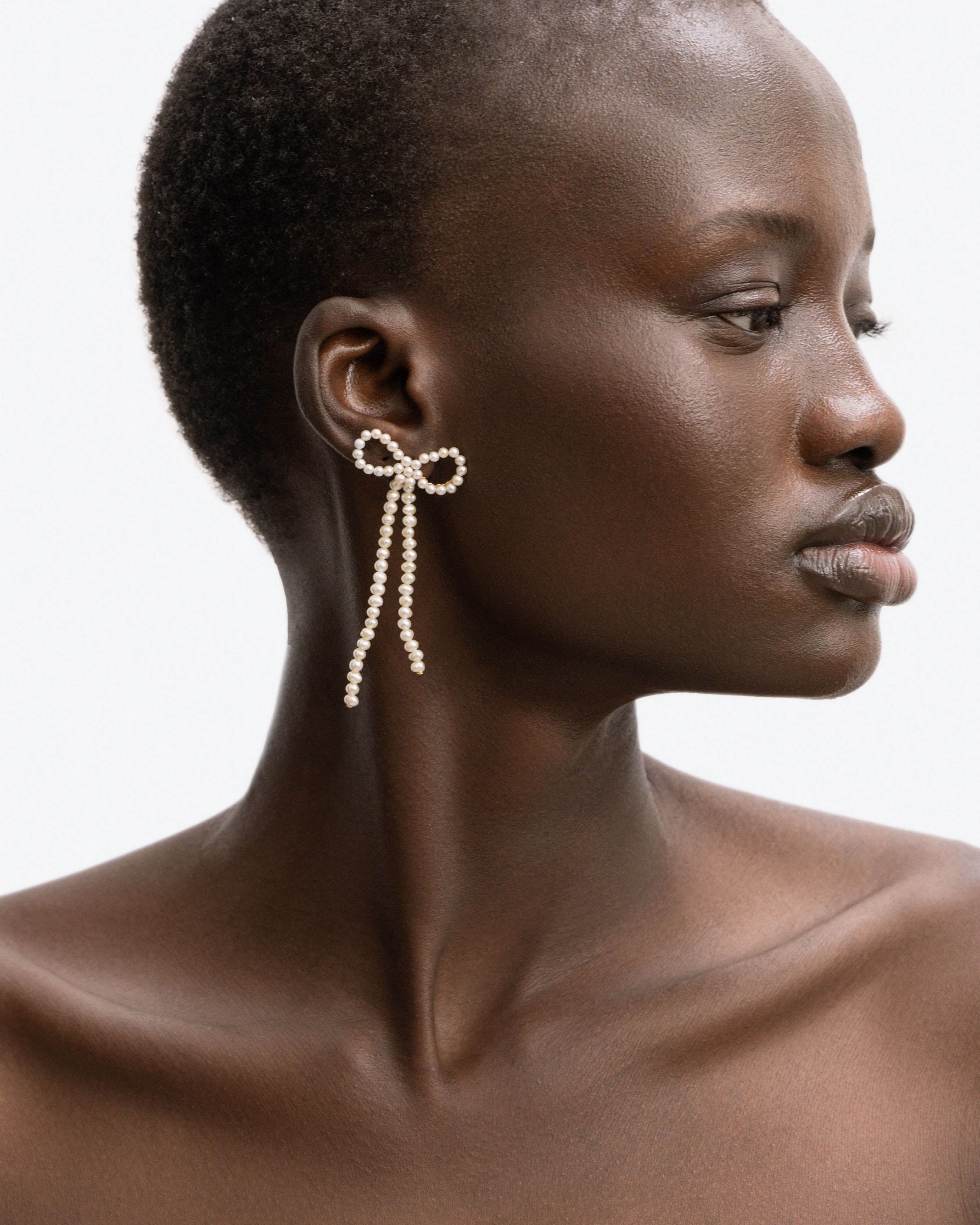 BRUNA The Label Earrings 18k Gold Vermeil / Perlen Chéri Earrings