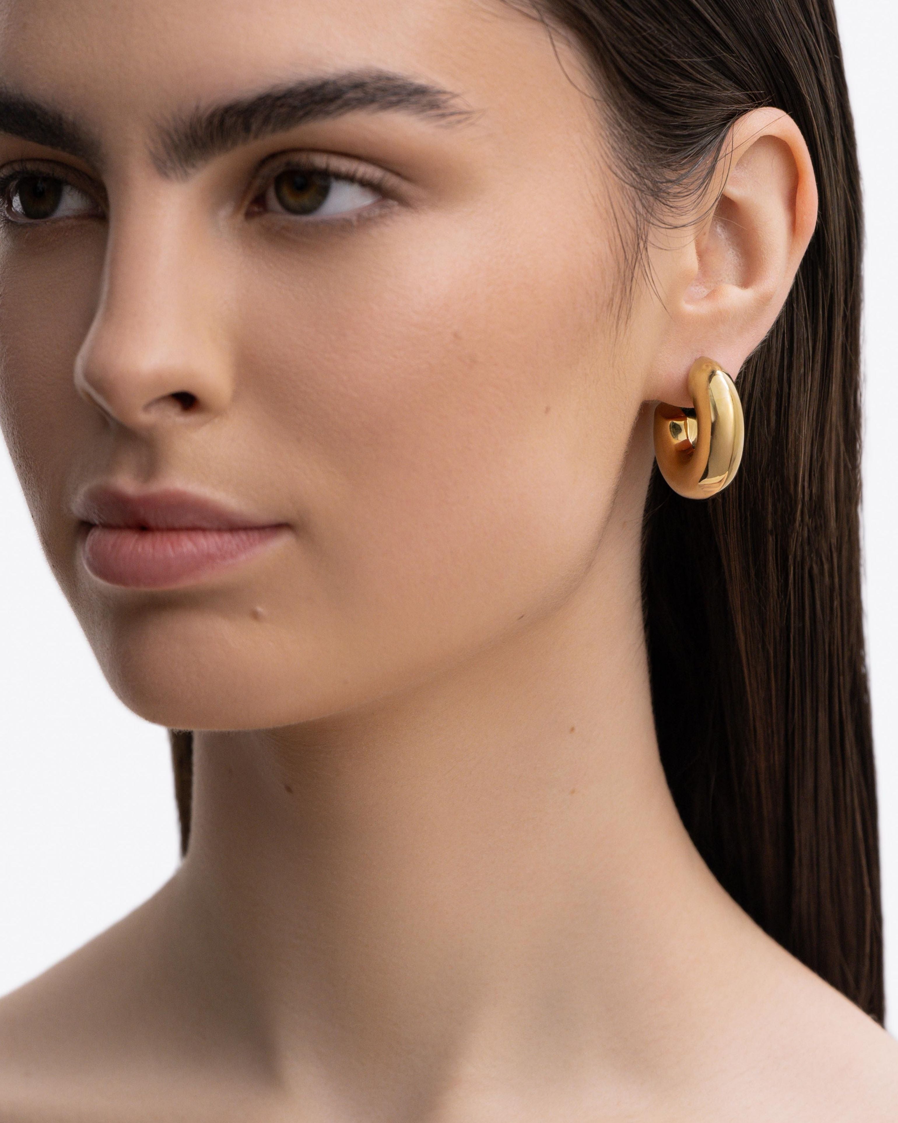 BRUNA The Label Earrings Corsica Medium Hoops