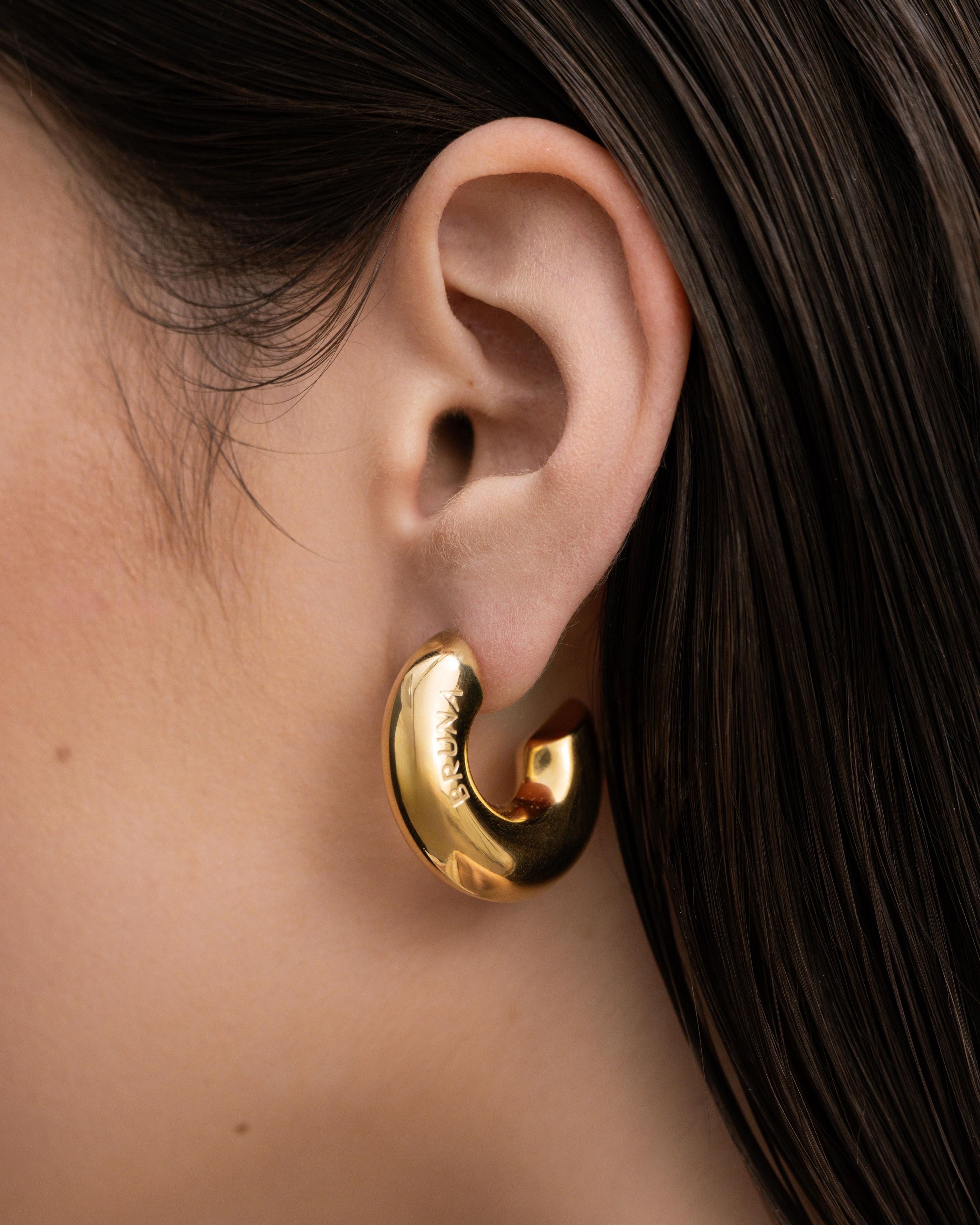 BRUNA The Label Earrings Corsica Medium Hoops