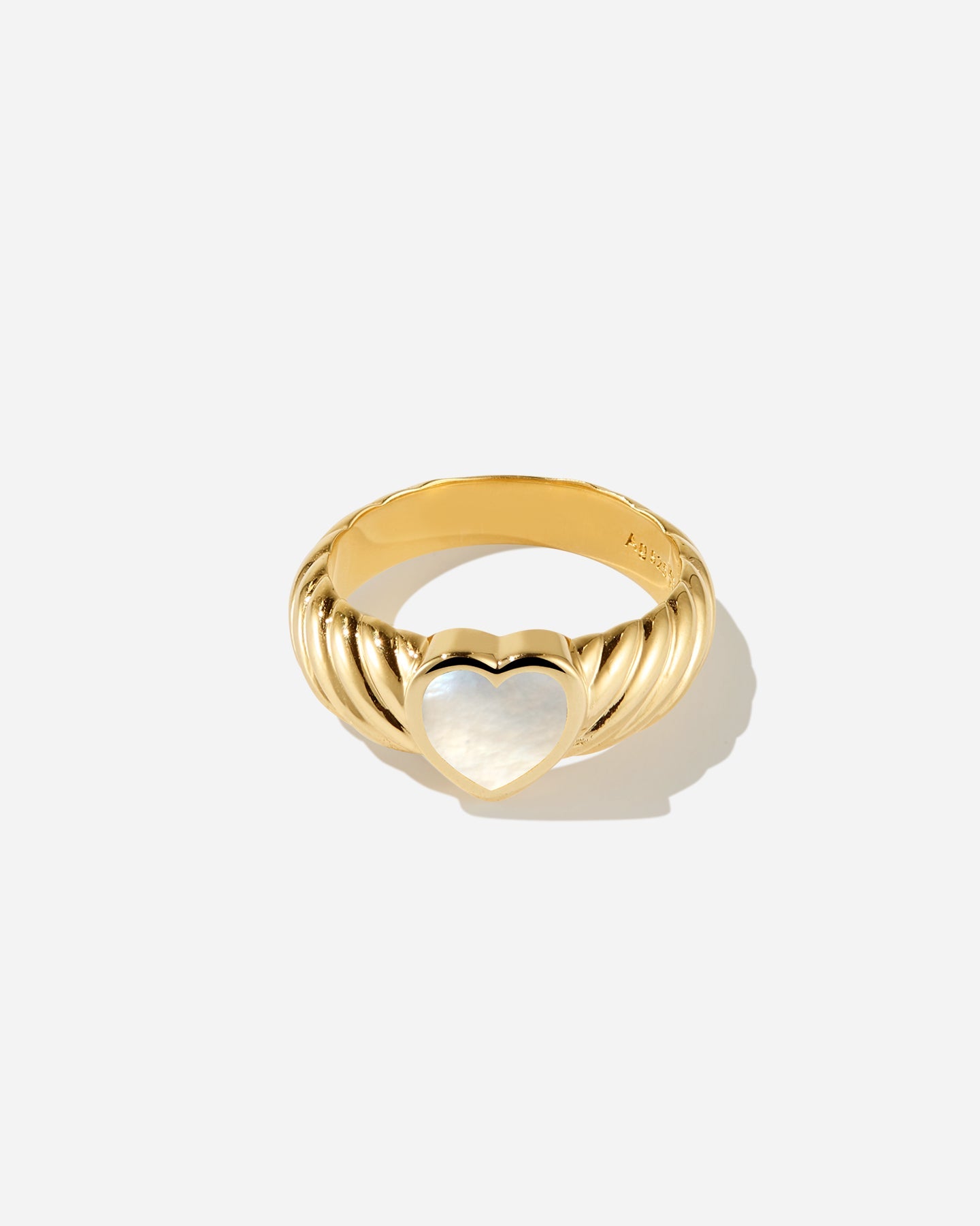 BRUNA The Label Ring 18k Gold Vermeil / 52 / Perlen Corvina Pearl Ring