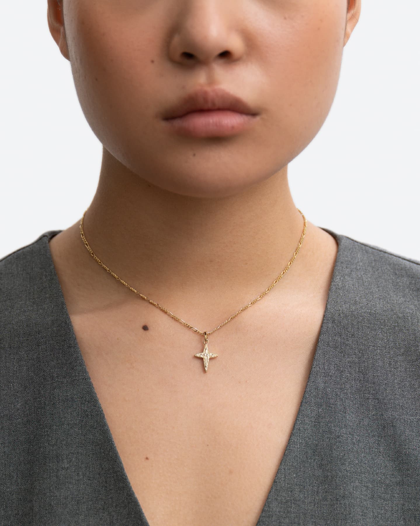 BRUNA The Label Necklace Croix Choker