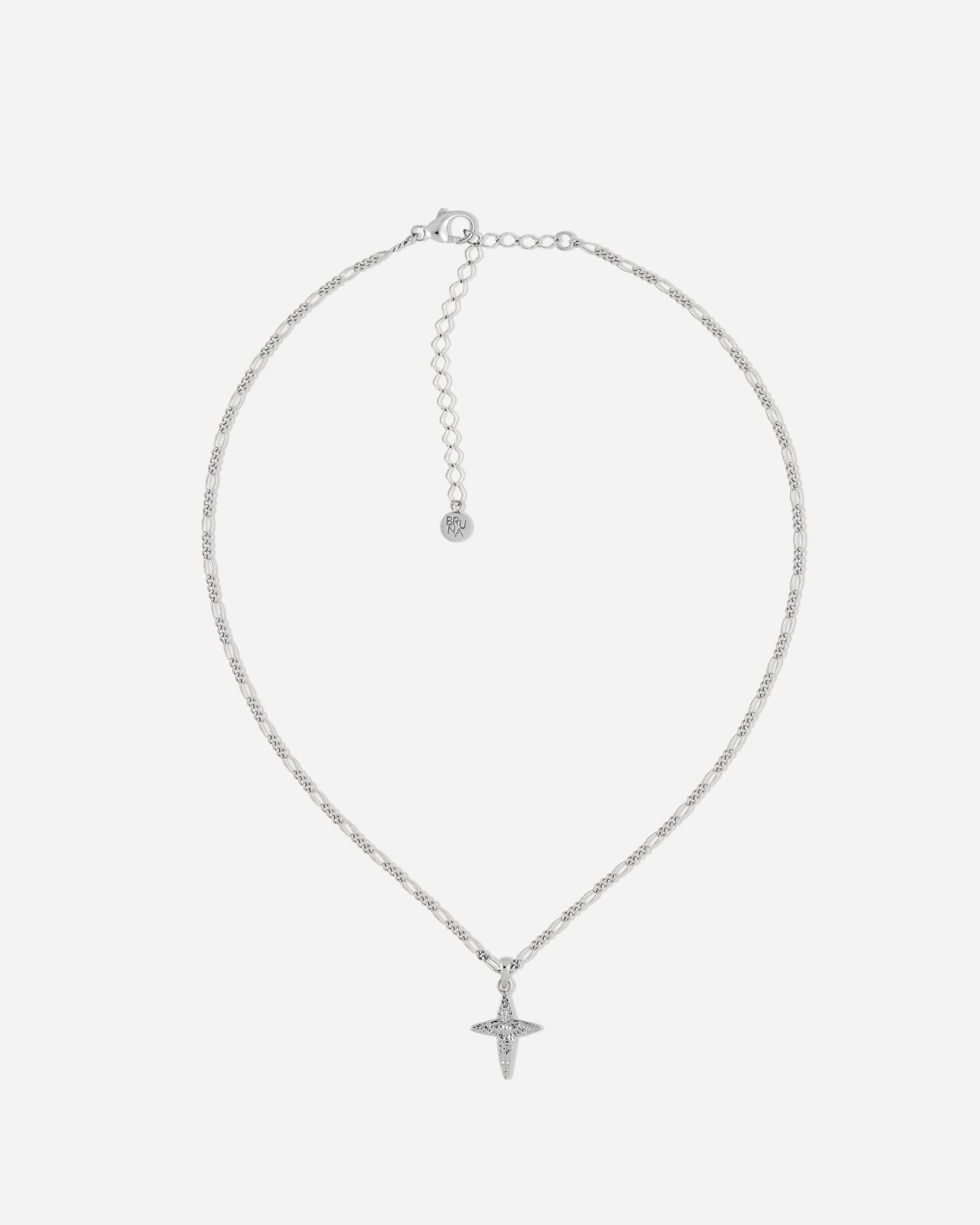 BRUNA The Label Necklace 925 Sterling Silber Croix Choker