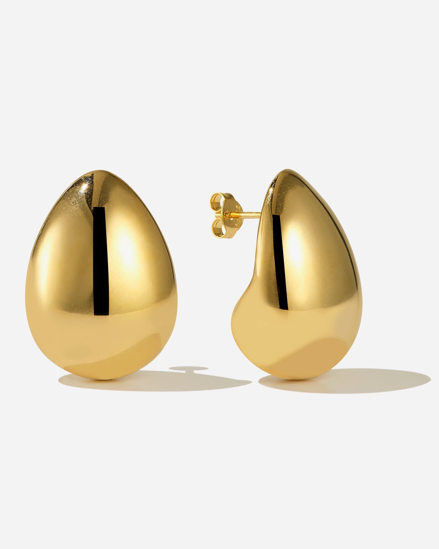 BRUNA The Label Earrings 18k Gold Vermeil Drop Earrings