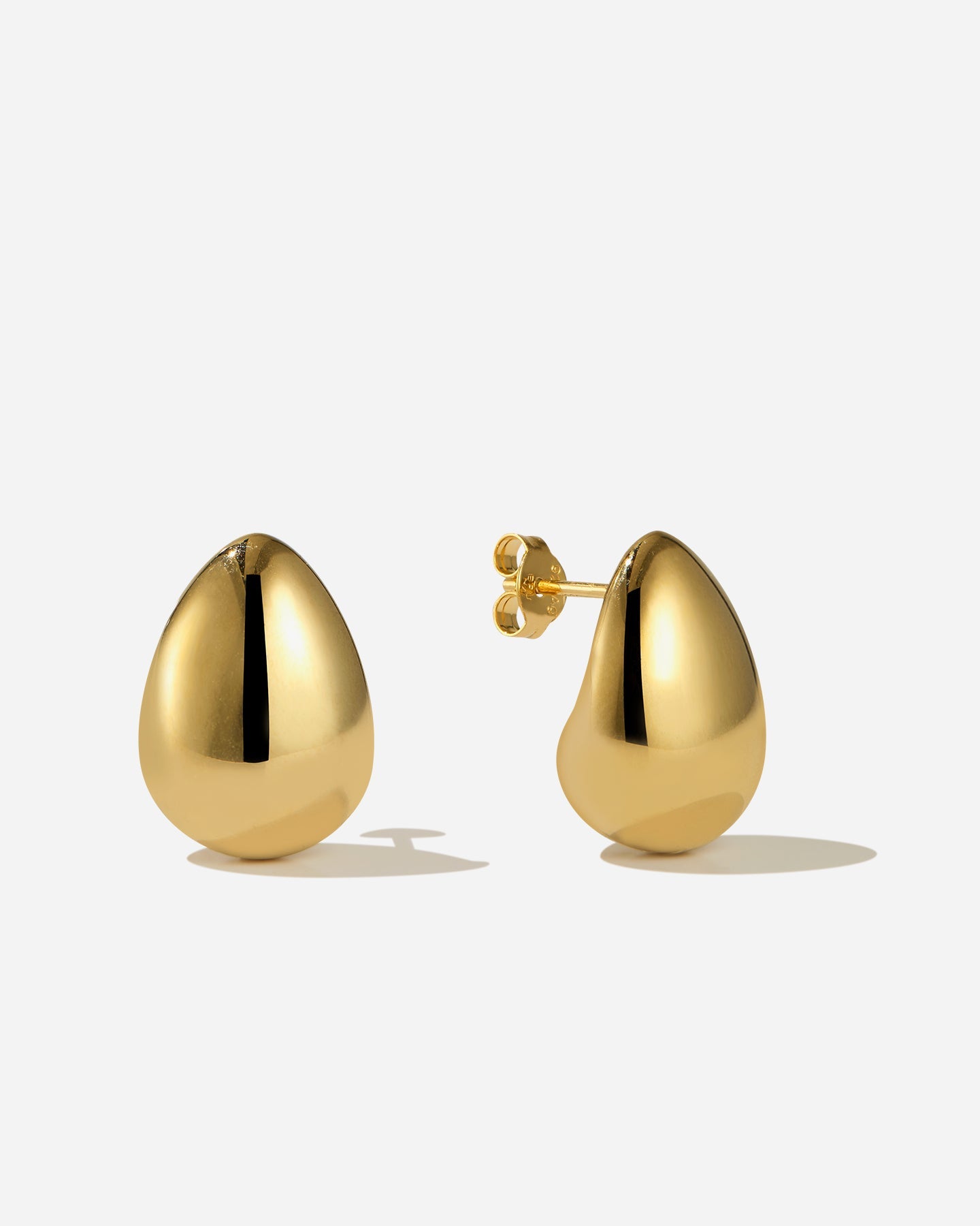 BRUNA The Label Earrings 18k Gold Vermeil Drop Mini Earrings