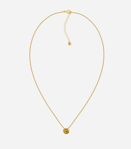 BRUNA The Label Necklace 18k Gold Vermeil Eau Rose Necklace