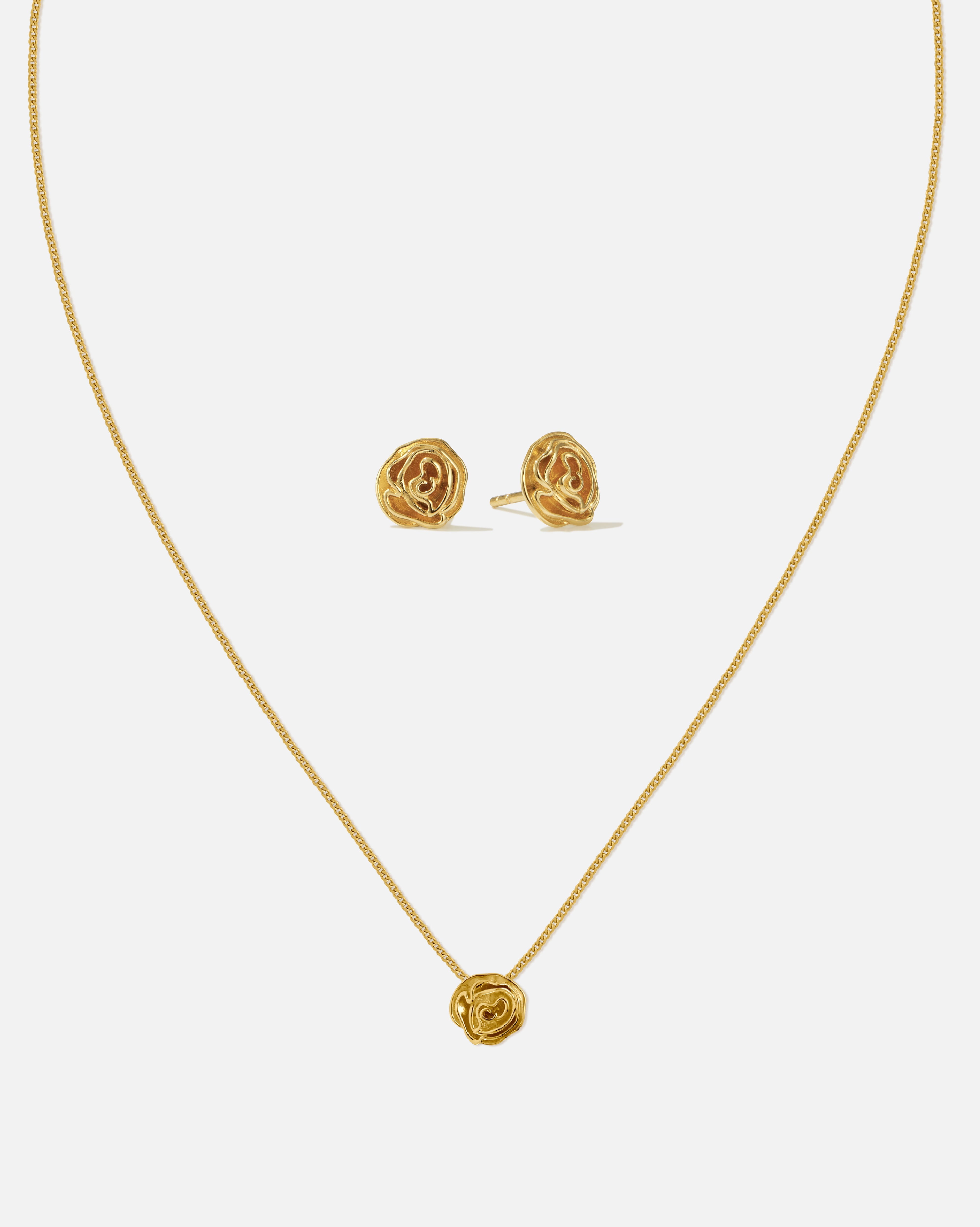 BRUNA The Label Sets 18k Gold Vermeil Eau Rose Set