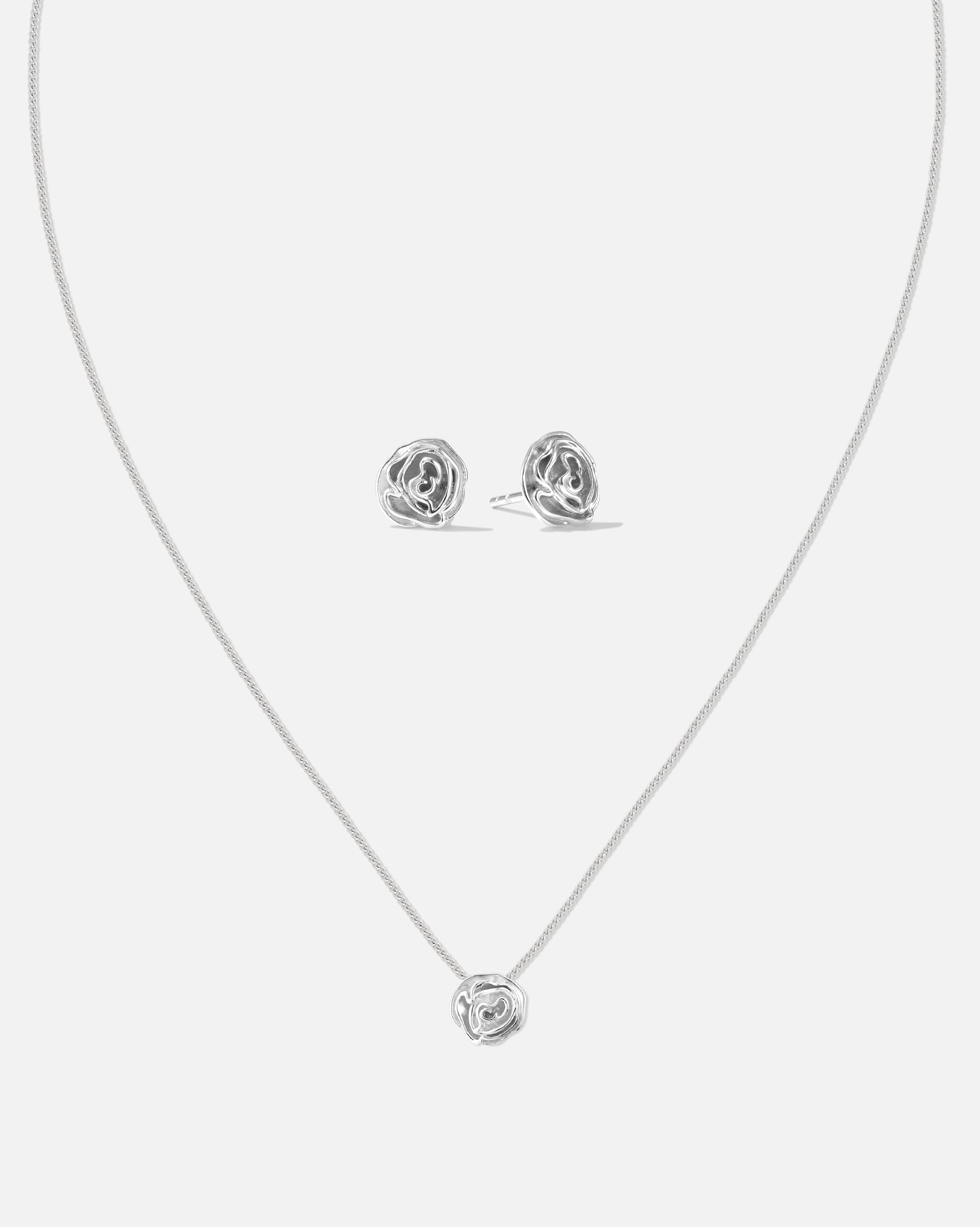 BRUNA The Label Sets 925 Sterling Silber Eau Rose Set