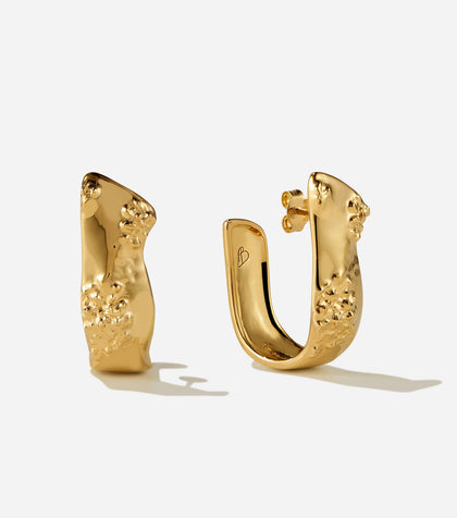 BRUNA The Label Earrings 18k Gold Vermeil Éclat Earrings