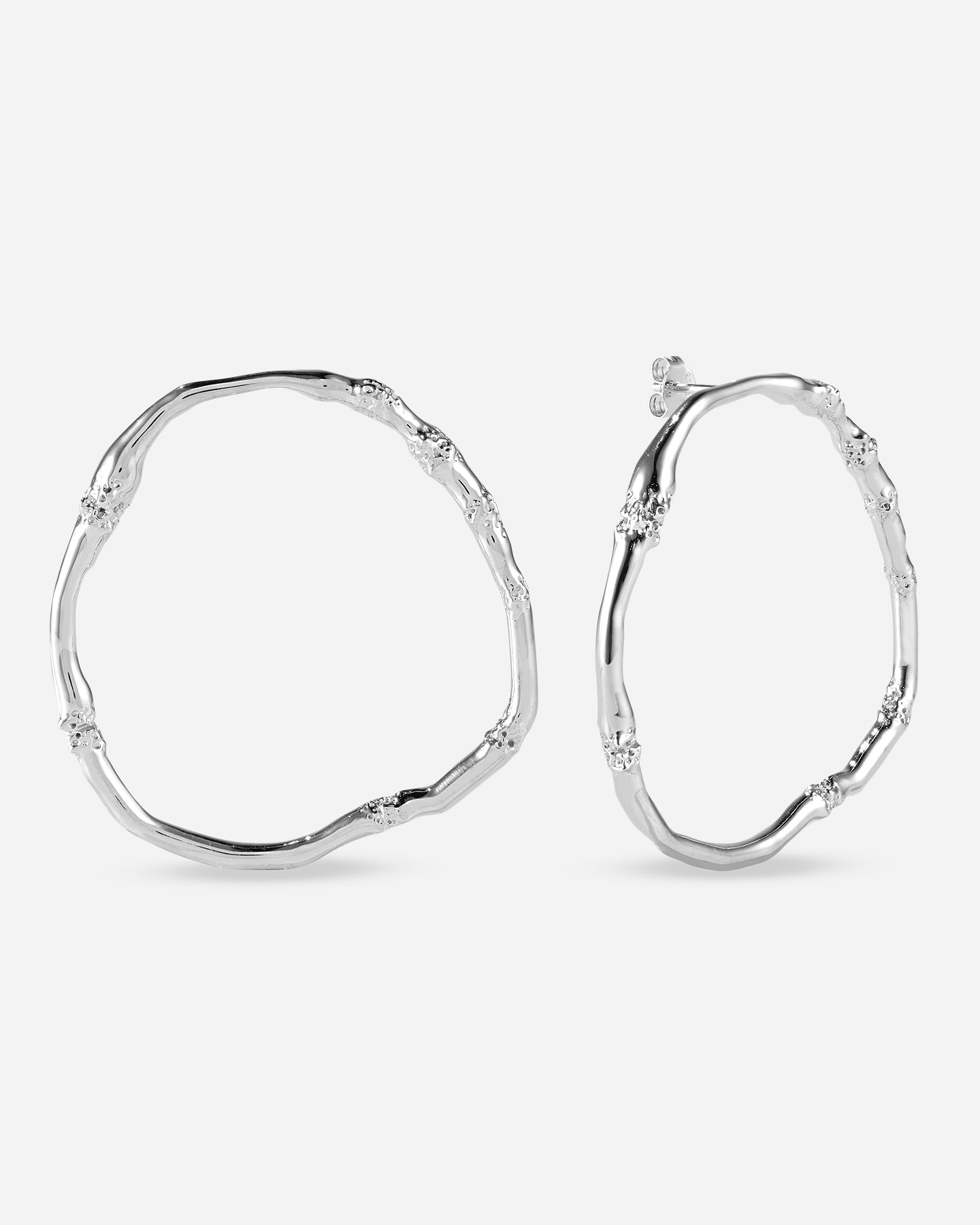 BRUNA The Label Earrings 925 Sterling Silber Éclipse Large Hoops