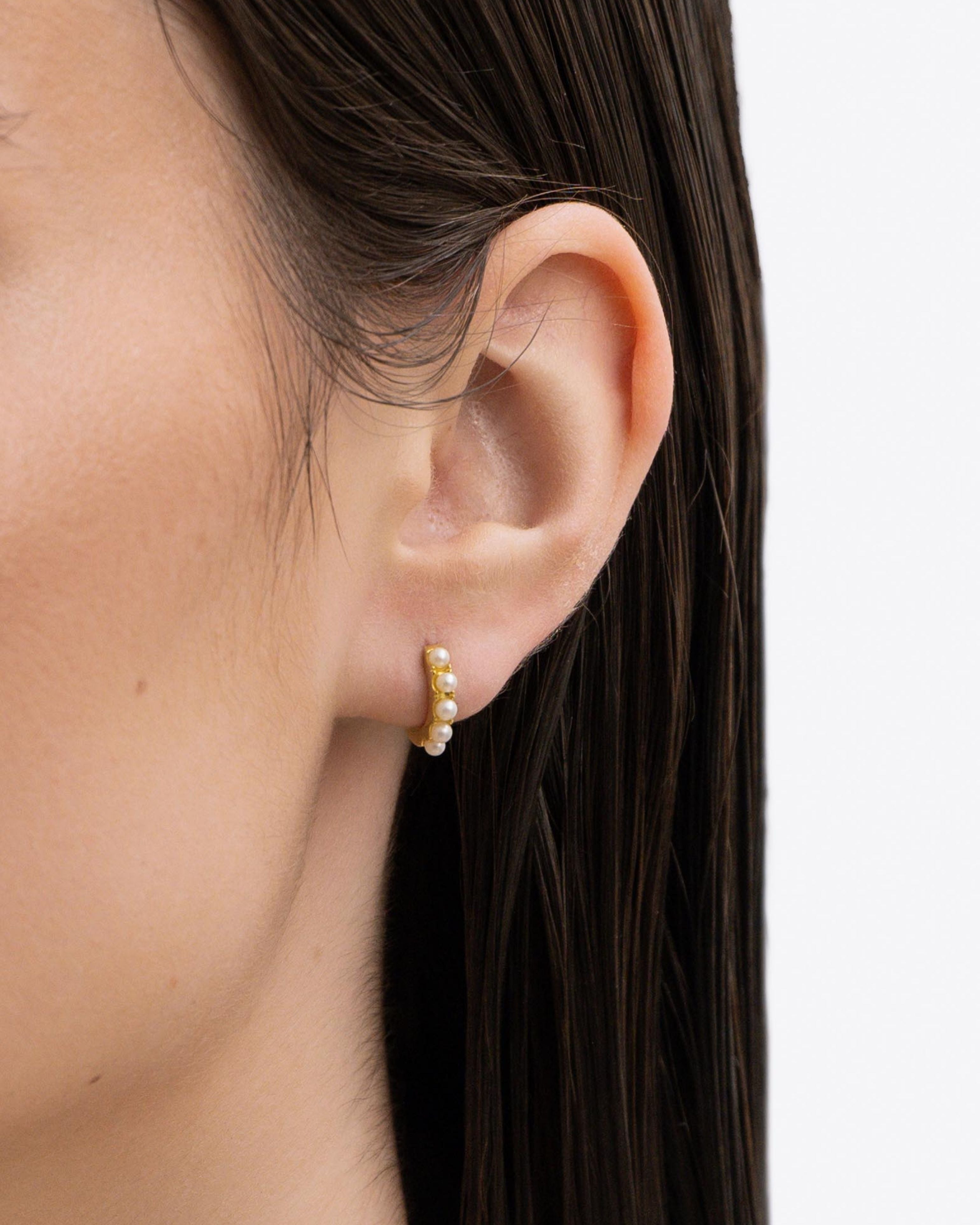 BRUNA The Label Earrings Faraglioni Small Hoops