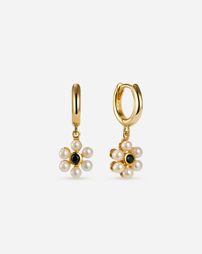 Gironde Onyx Mini Hoops