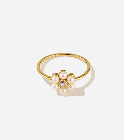 BRUNA The Label Ring 18k Gold Vermeil / Topaz / 52 Gironde Ring