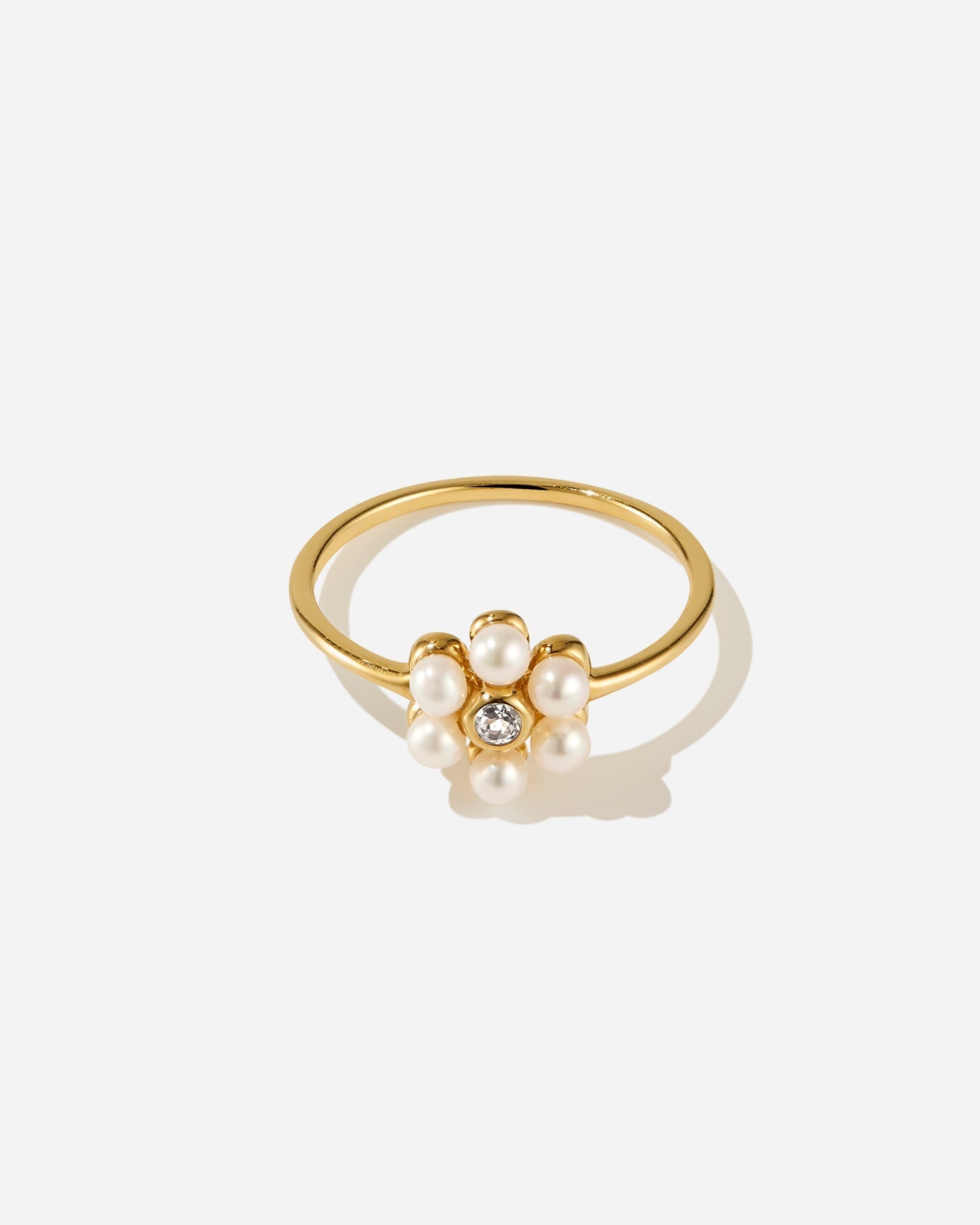 BRUNA The Label Ring 18k Gold Vermeil / Topaz / 52 Gironde Ring