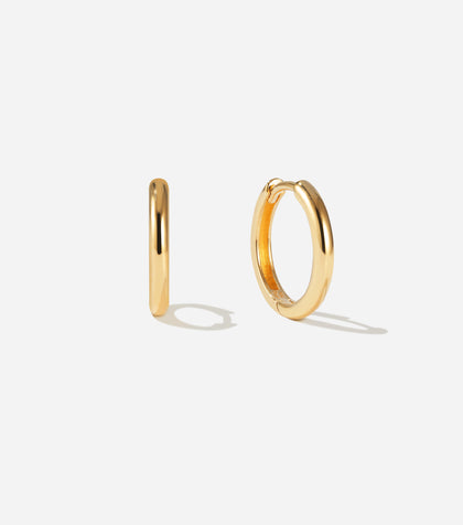 Bruna The Label Earrings 18k Gold Vermeil / No Gems Isola Medium Hoops