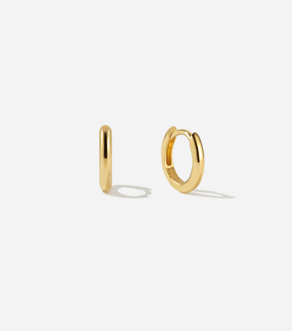 Bruna The Label Earrings 18k Gold Vermeil / No Gems Isola Small Hoops