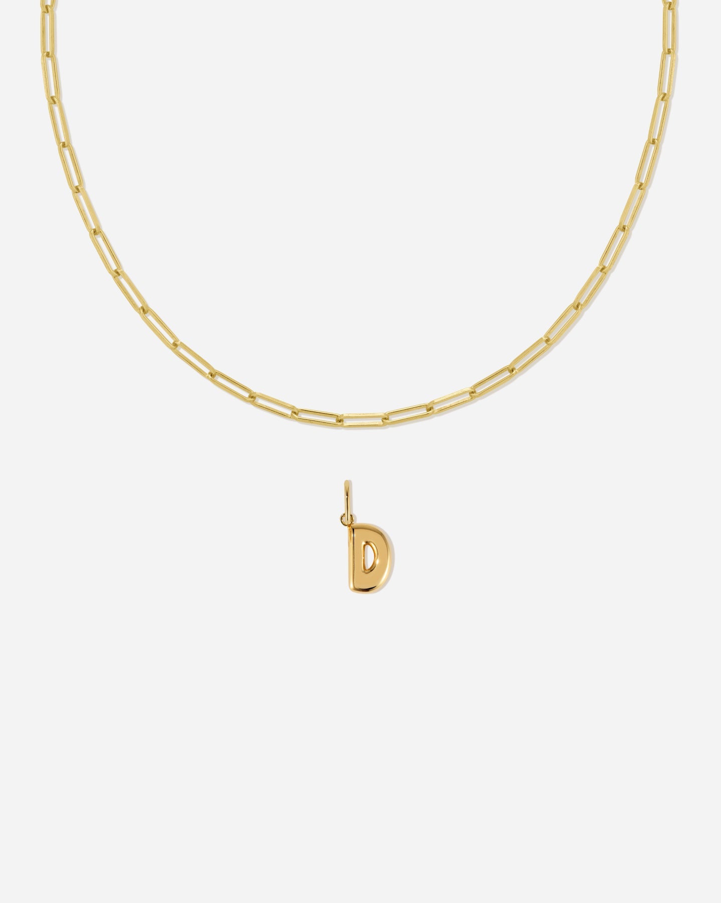 BRUNA The Label Sets D / 18k Gold Vermeil L'Été Bubble Letter Set