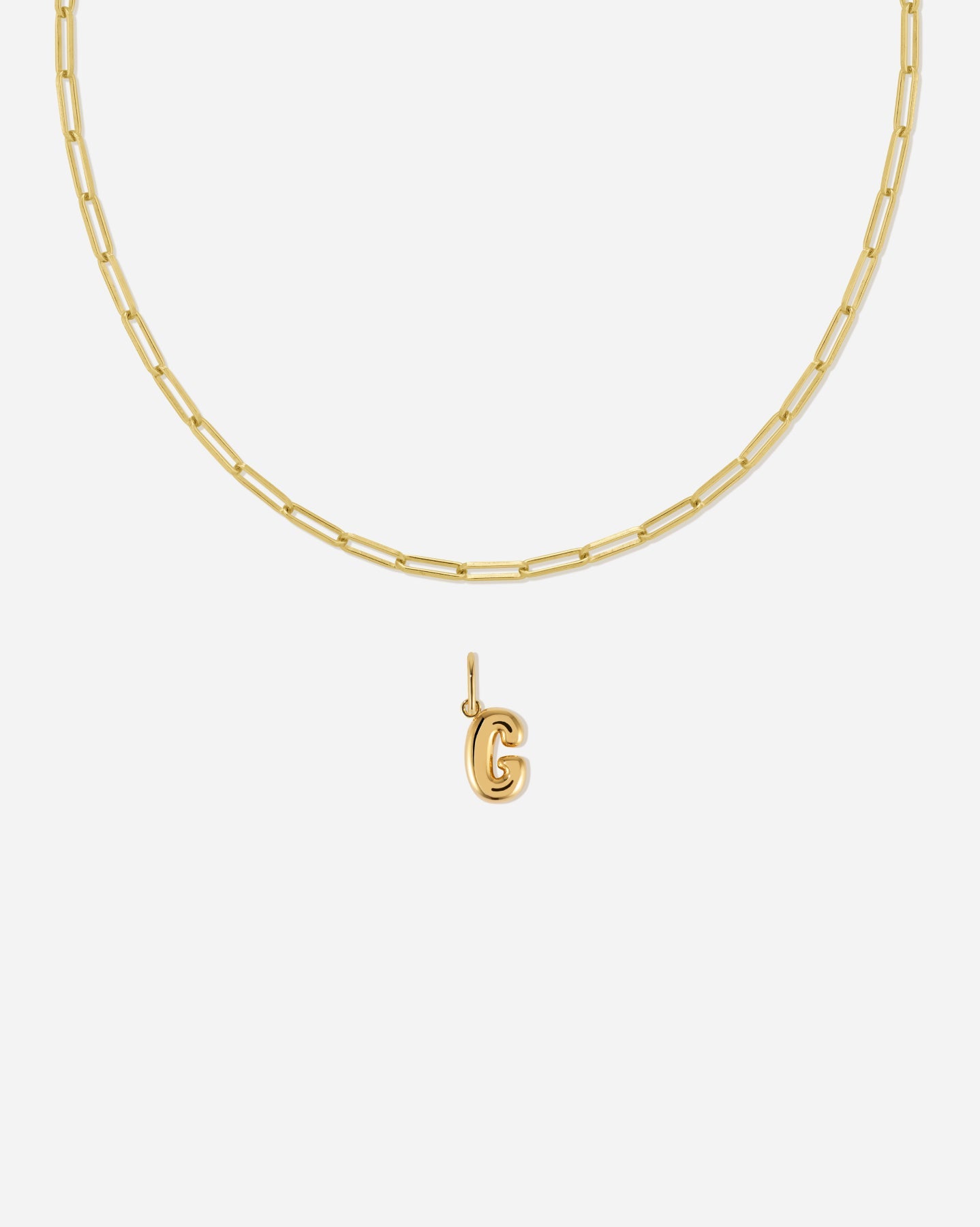 BRUNA The Label Sets G / 18k Gold Vermeil L'Été Bubble Letter Set