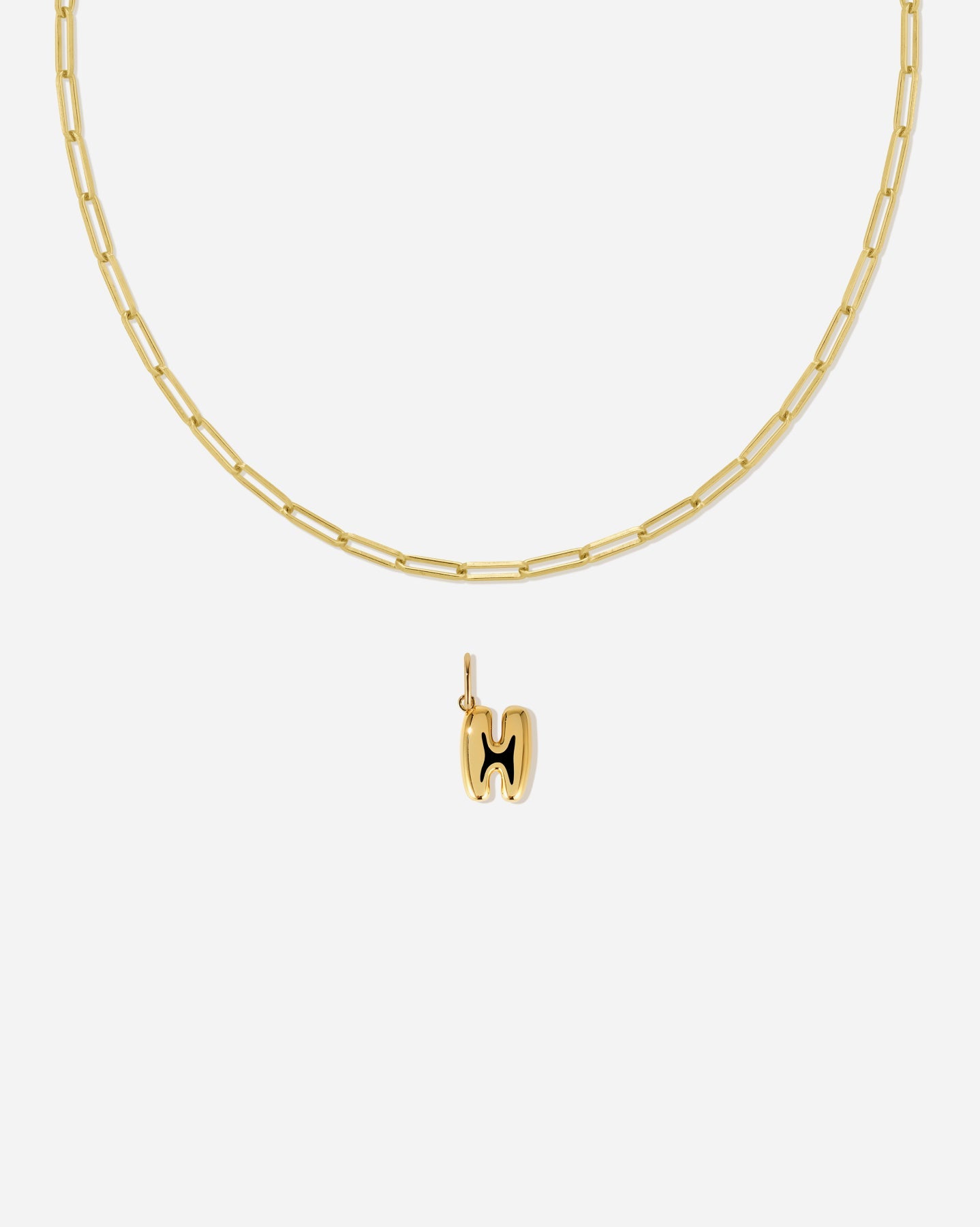 BRUNA The Label Sets H / 18k Gold Vermeil L'Été Bubble Letter Set