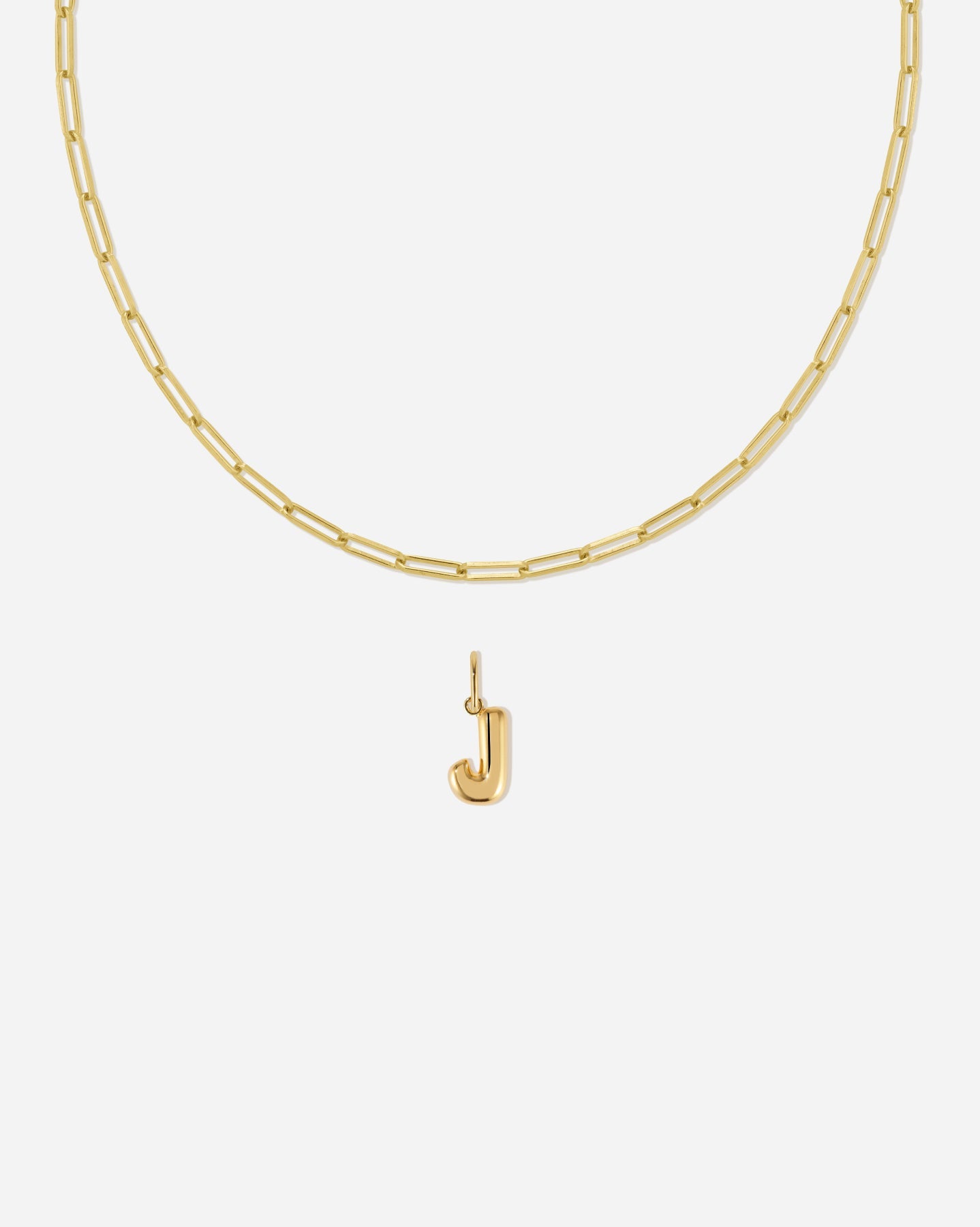 BRUNA The Label Sets J / 18k Gold Vermeil L'Été Bubble Letter Set