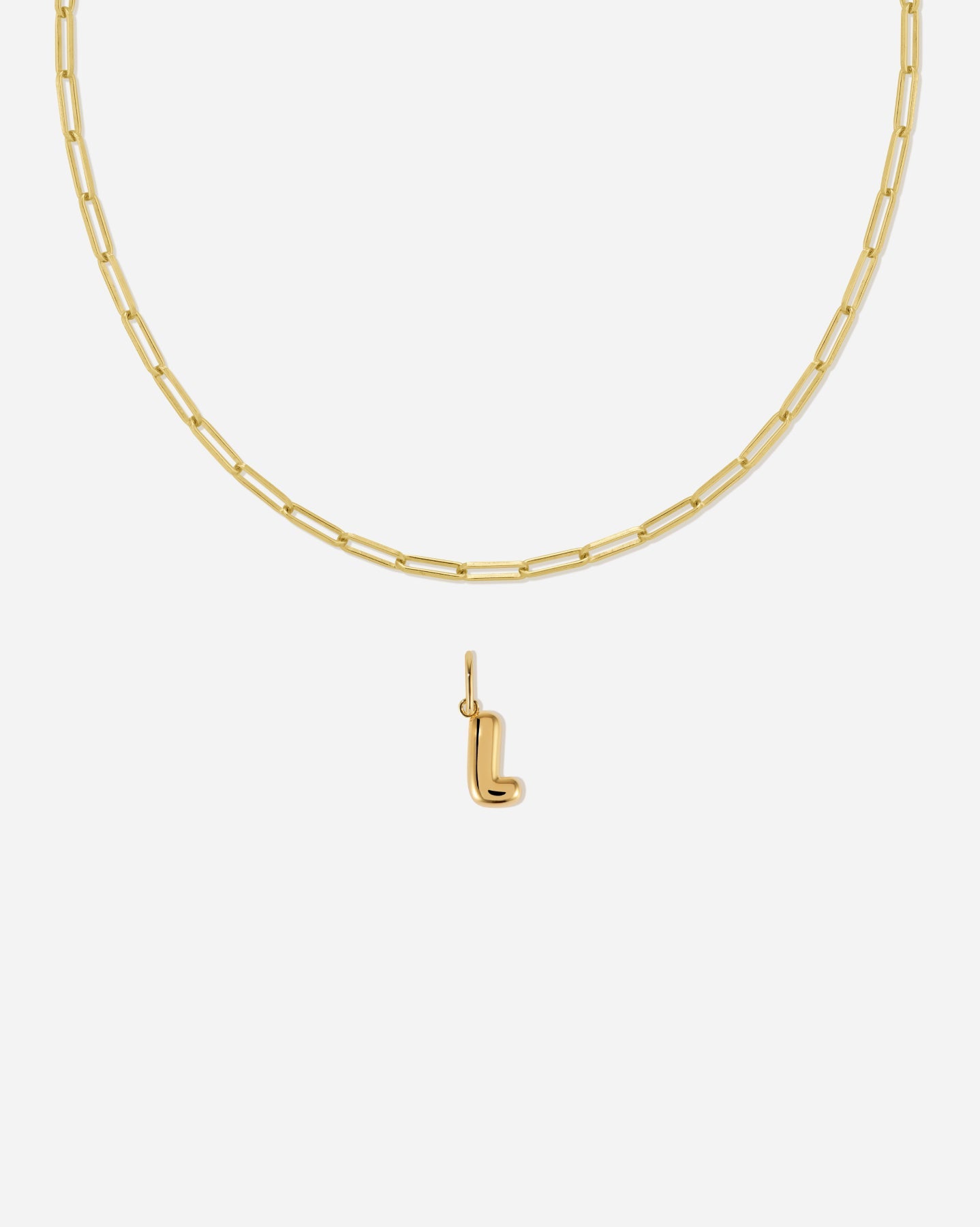 BRUNA The Label Sets L / 18k Gold Vermeil L'Été Bubble Letter Set