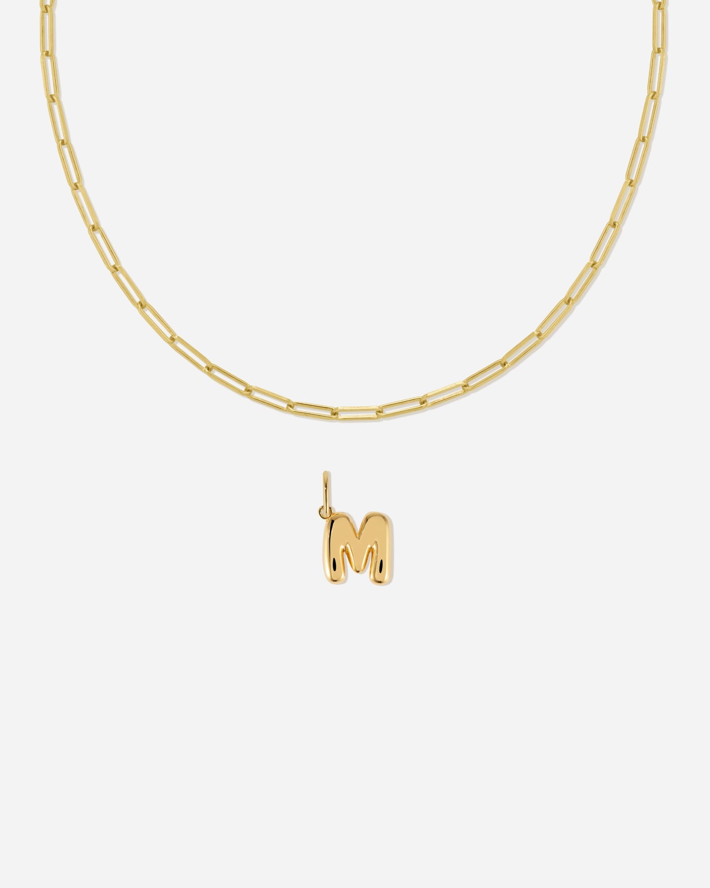 BRUNA The Label Sets M / 18k Gold Vermeil L'Été Bubble Letter Set