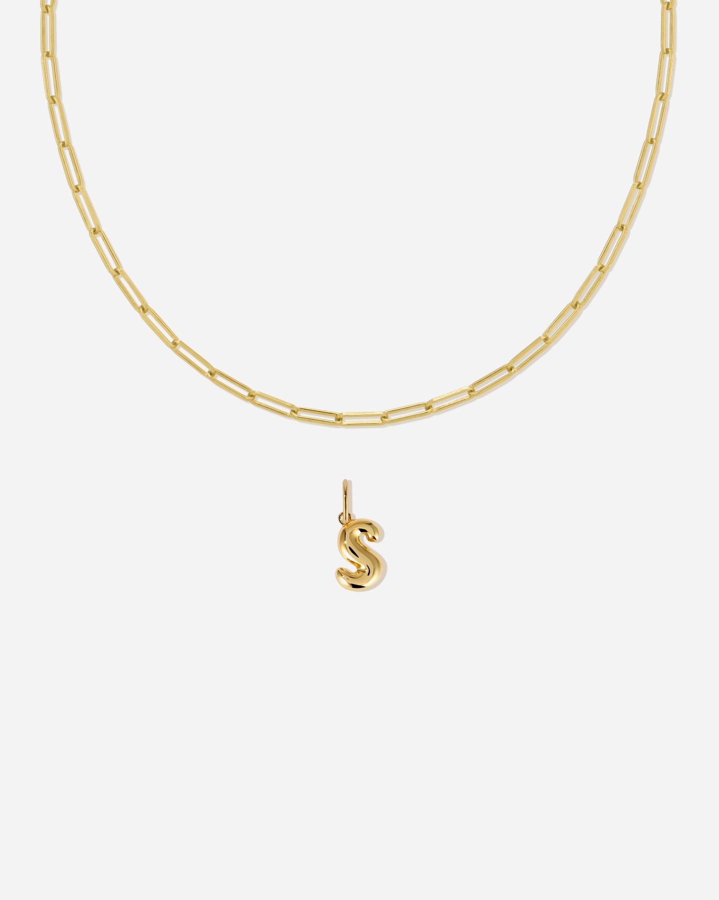 BRUNA The Label Sets S / 18k Gold Vermeil L'Été Bubble Letter Set