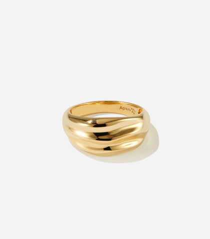 BRUNA The Label Ring 18k Gold Vermeil / 52 Leon Ring