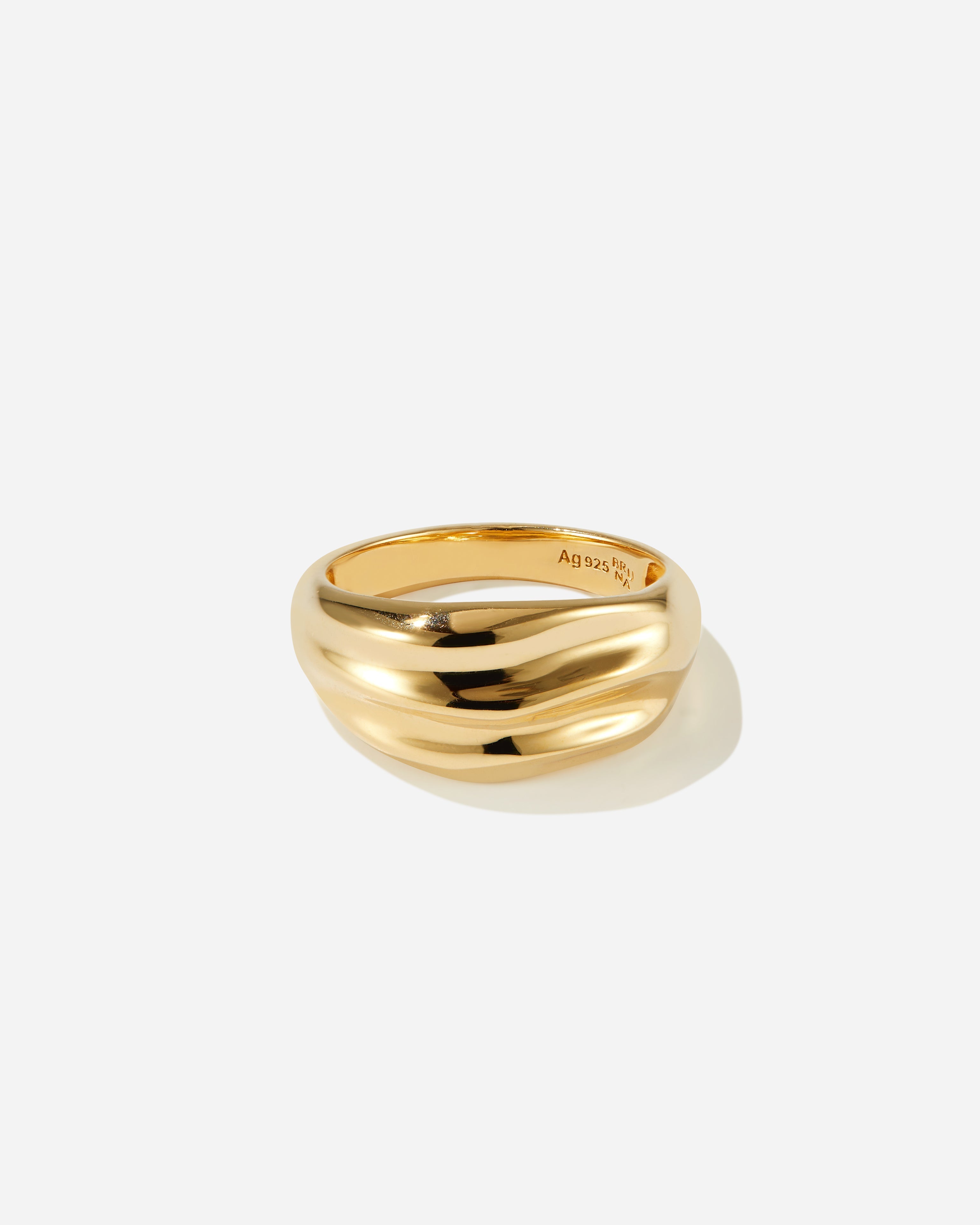 BRUNA The Label Ring 18k Gold Vermeil / 52 Leon Ring